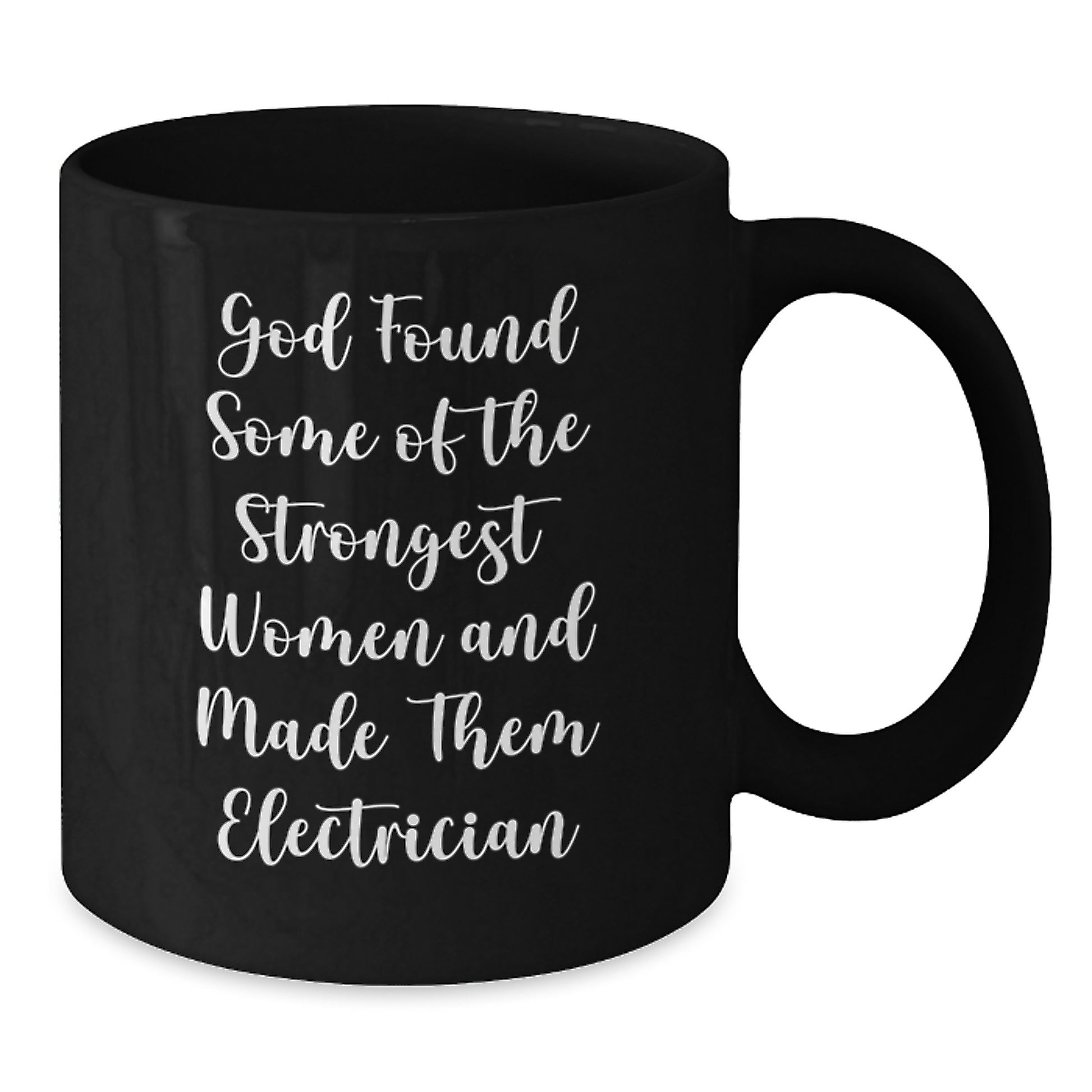 Funny Electrician Gifts Inspirational Mugs for Women, Black Coffee Mug, Gifts from Friends for Electrician Women - Additional