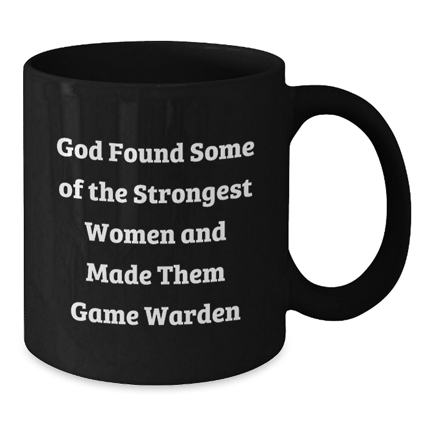 Funny Game Warden Gifts from Men, Women, or Friends - Inspirational Black Coffee Mug for Game Wardens, Christmas Unique Gifts - Additional