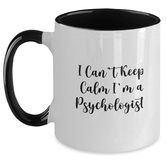 Funny Psychologist Gifts for Women, I Can't Keep Calm Psychologist Mugs, Christmas Unique Gifts from Friends to Coworkers - Main
