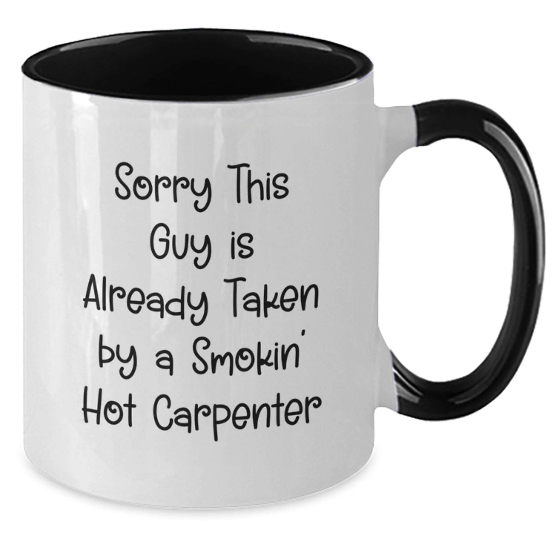 Funny Carpenter Quotes Gifts for Men Women Friends Coworkers Family - Two Tone Coffee Mug for Graduation - Additional