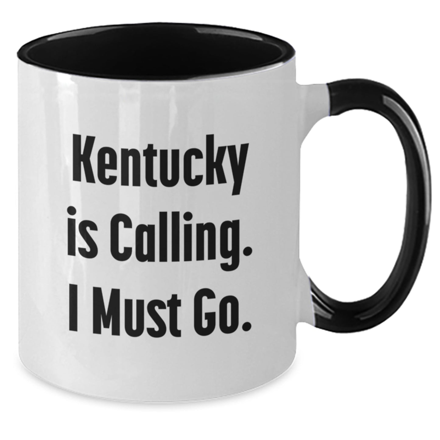 Kentucky Calling Funny Quote Two Tone Coffee Mug, Gifts for Kentucky Lovers, Birthday Unique Gifts from Family and Friends - Additional