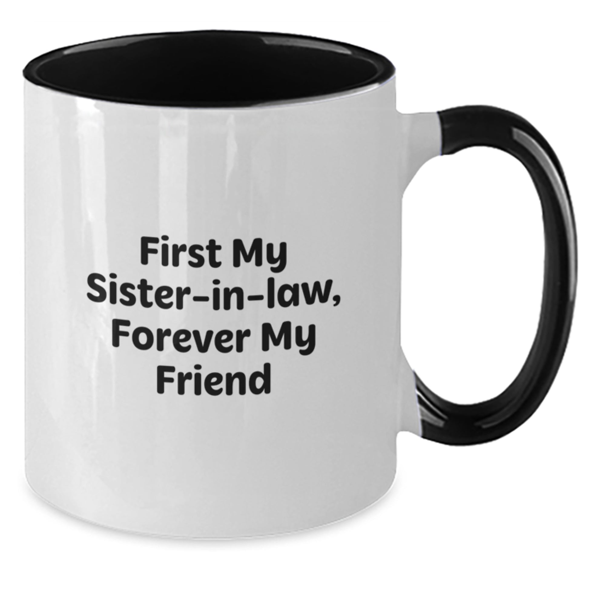 Funny Quote Sister-in-law Gifts from Men to Sister-in-law Two Tone Coffee Mug Christmas Unique Presents - Additional