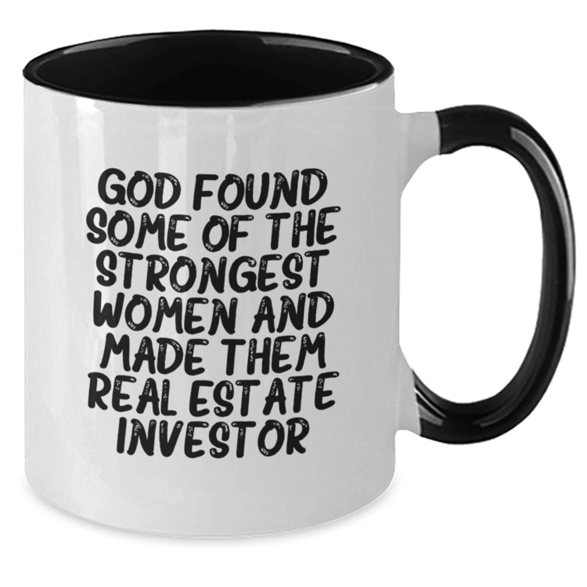 Funny Real Estate Investor Gifts for Women - Inspirational Mug, Two Tone Coffee Mug with Quote - Gifts from Friends, Family to Real Estate Investor, Women, Christmas Unique Gifts - Additional