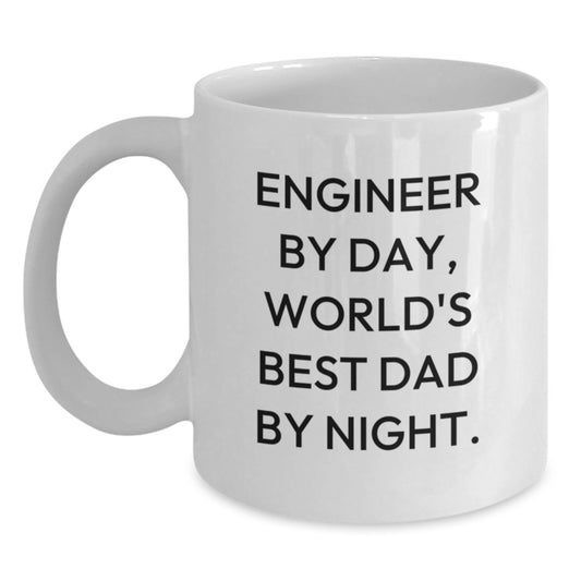 Funny Engineer Gifts from Dad for Christmas Unique Gifts for Engineer, Funny Coffee Mug, Engineer White Coffee Mug - Main