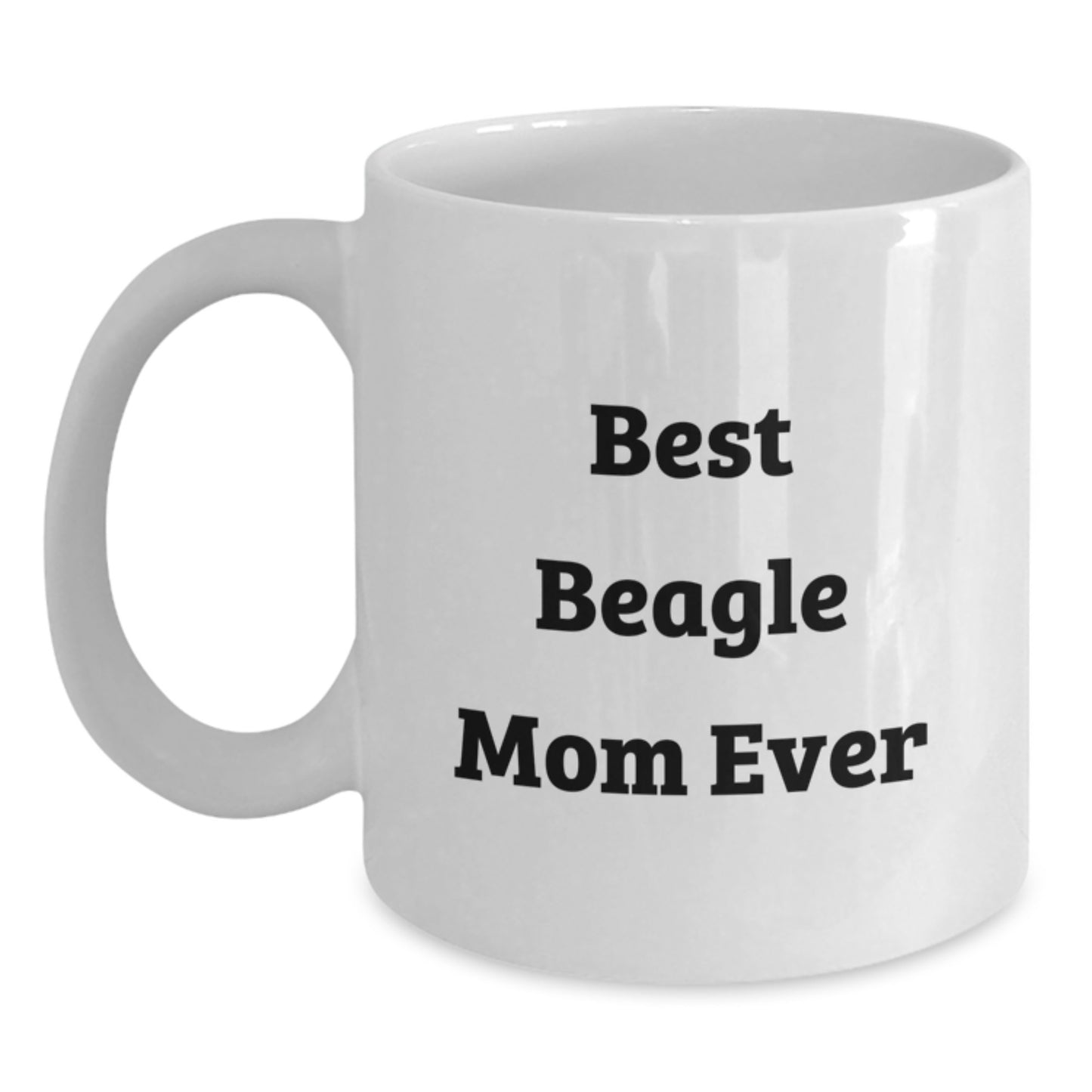 Funny Beagle Dog Mom Gifts from Friends to Family for Birthday Unique Gifts - White Coffee Mug - Main