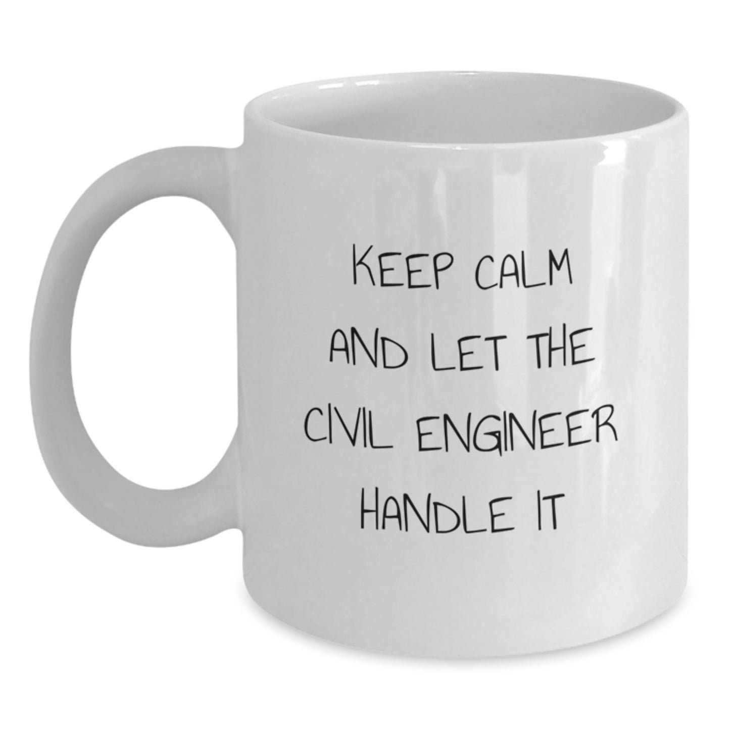 Civil Engineer Gifts, Funny White Coffee Mugs, Christmas Unique Presents, Gifts from Friends, Gifts for Civil Engineer Men - Main