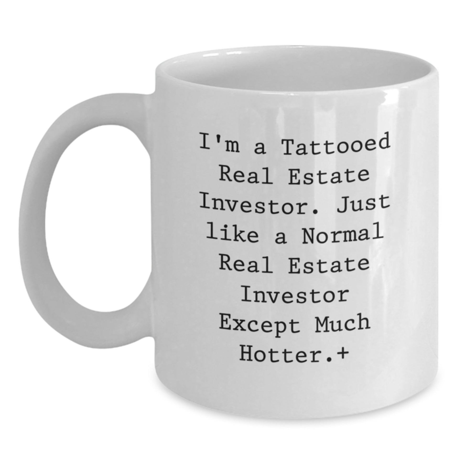 Funny Real Estate Investor White Coffee Mug Gifts from Friends and Family for Real Estate Enthusiasts on Christmas - Main