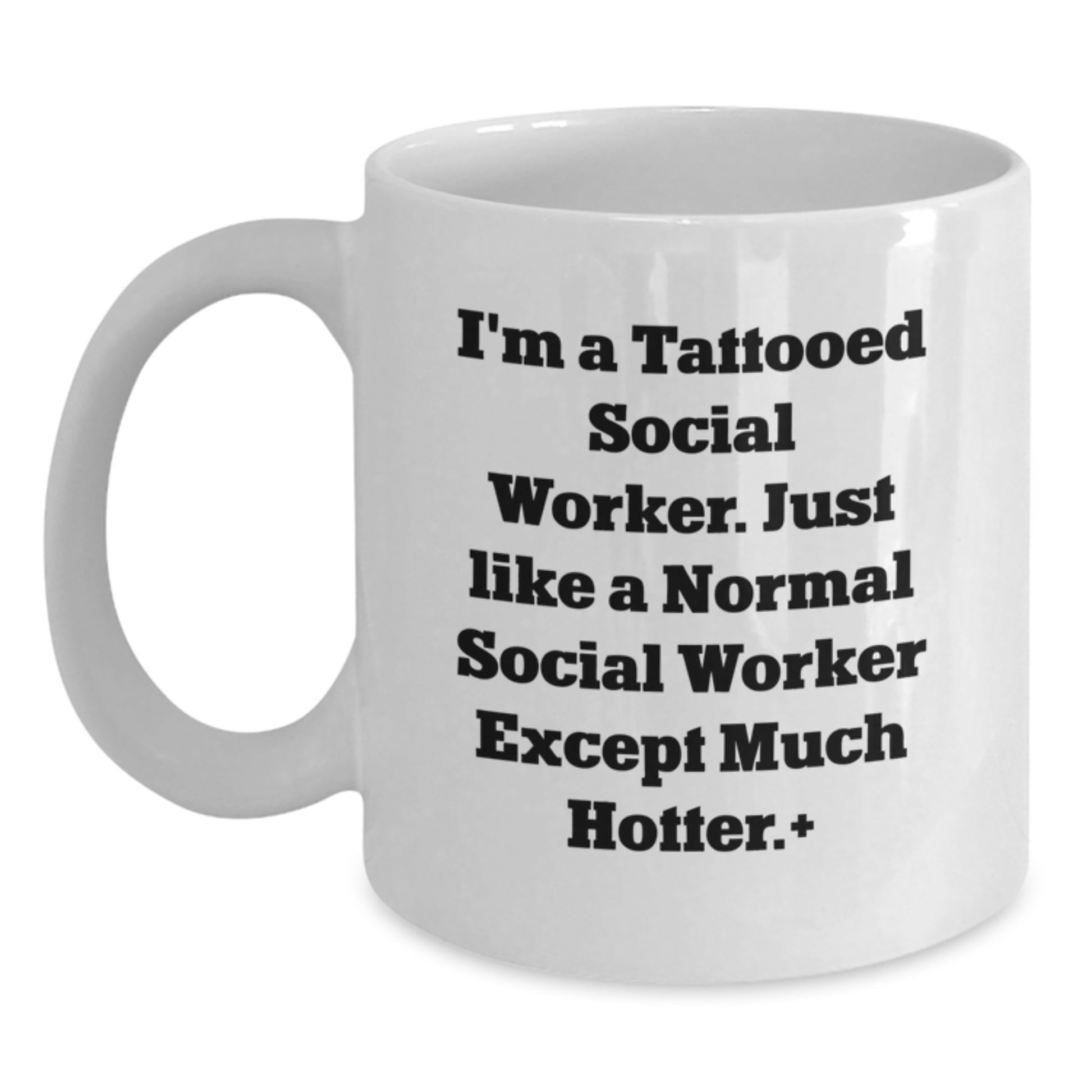 Funny Social Worker White Coffee Mugs Gifts from Friends for Social Worker Coworkers - Main