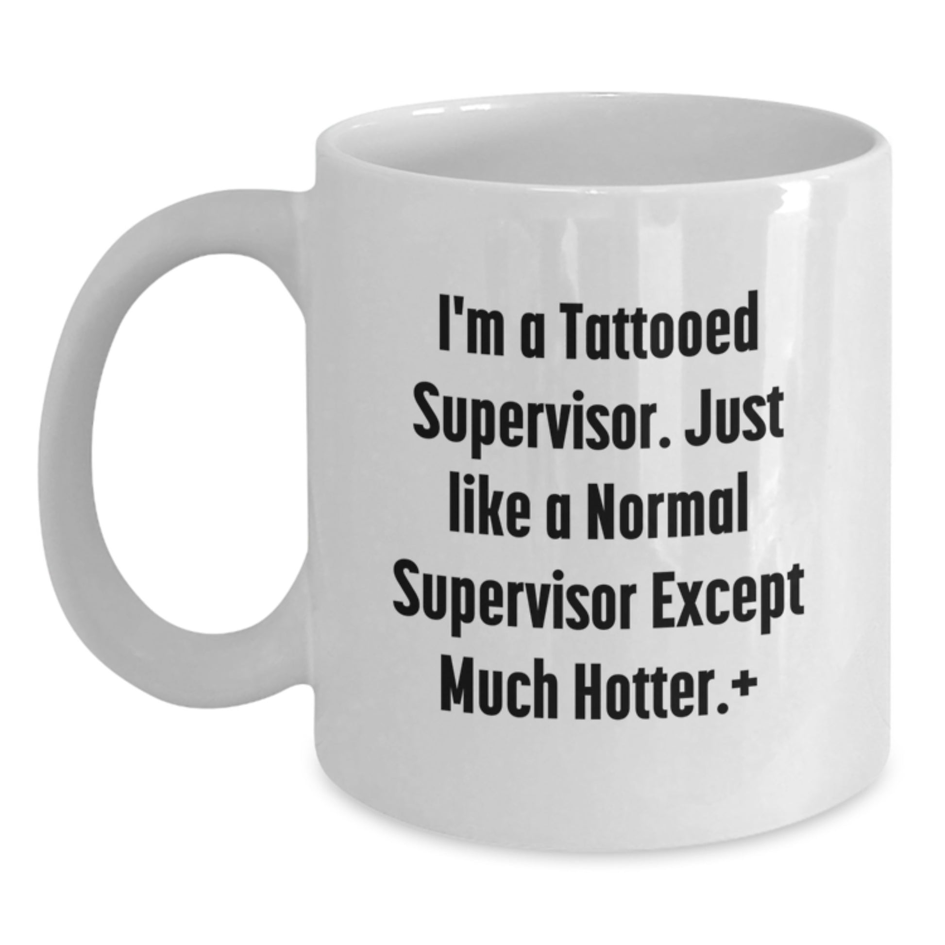 Funny Supervisor Gifts for Men, White Coffee Mugs from Friends, Unique Christmas Unique Gifts - Main