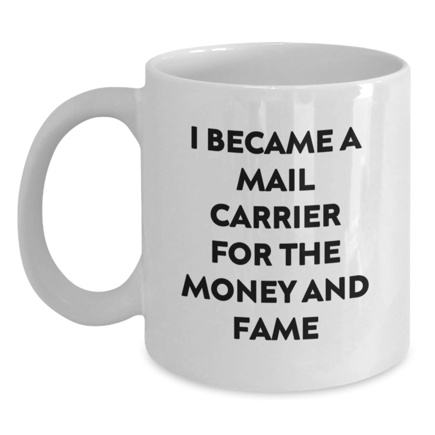 Funny Mail Carrier White Coffee Mug, Gifts from Friends to Mail Carrier at Christmas, Unique Christmas Unique Gifts for Mail Carrier - Main