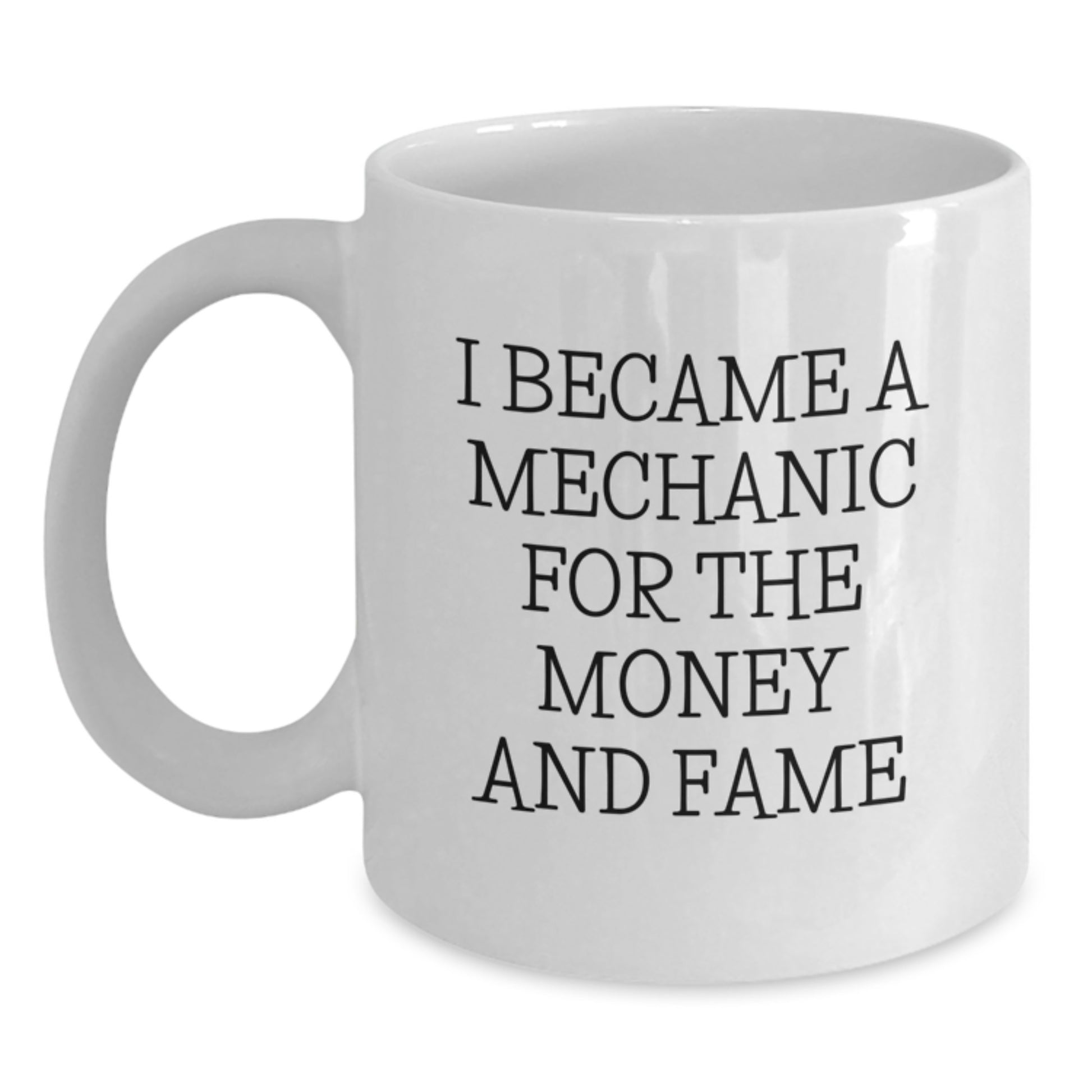 Funny Mechanic Quote Gifts for Mechanic Men White Coffee Mugs - Gifts from Friends to Mechanic Family - Main