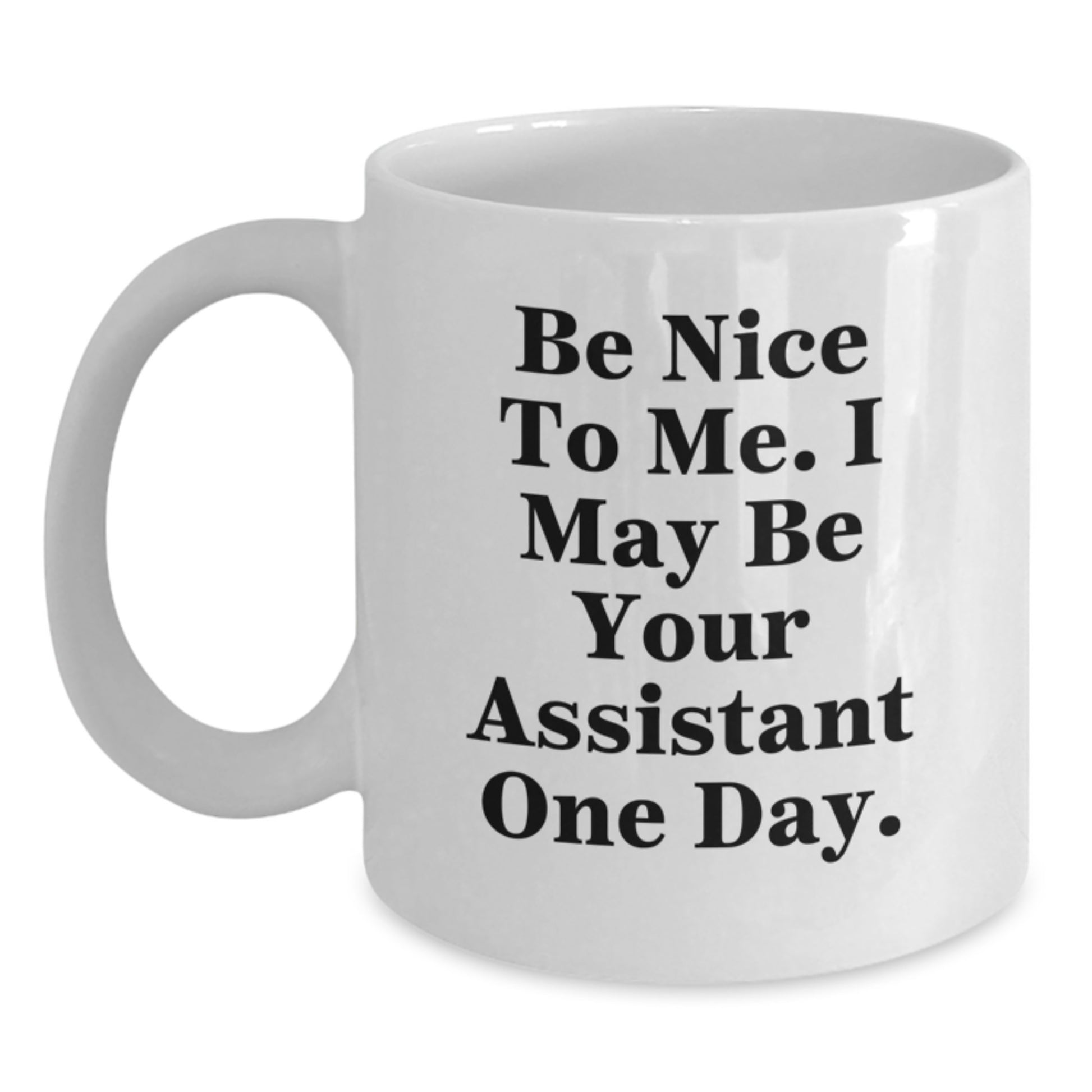 Funny Assistant White Coffee Mug Gifts from Friends for Christmas - Main