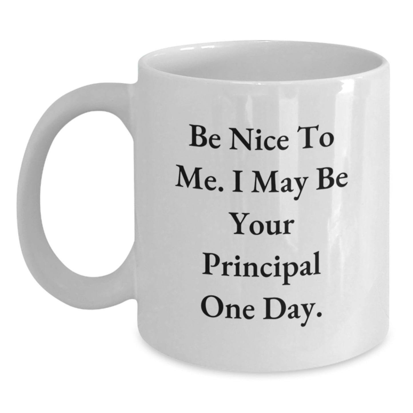 Funny Principal White Coffee Mug Gifts from Men to Principal for Christmas Unique - Main