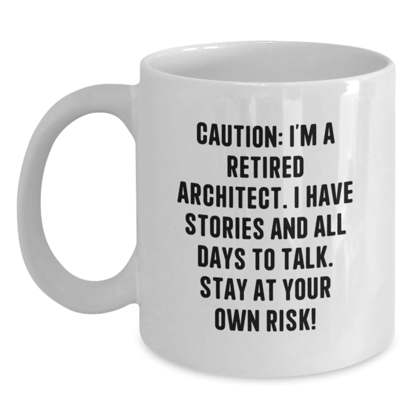 Funny Architect White Coffee Mugs Gifts from Friends for Christmas - Main