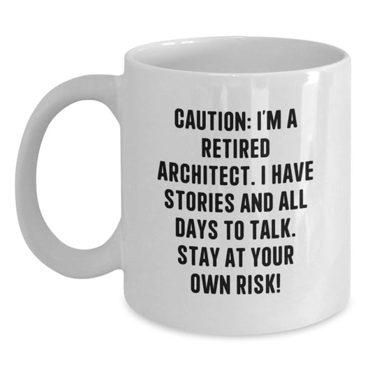 Funny Architect White Coffee Mugs Gifts from Friends for Christmas - Main