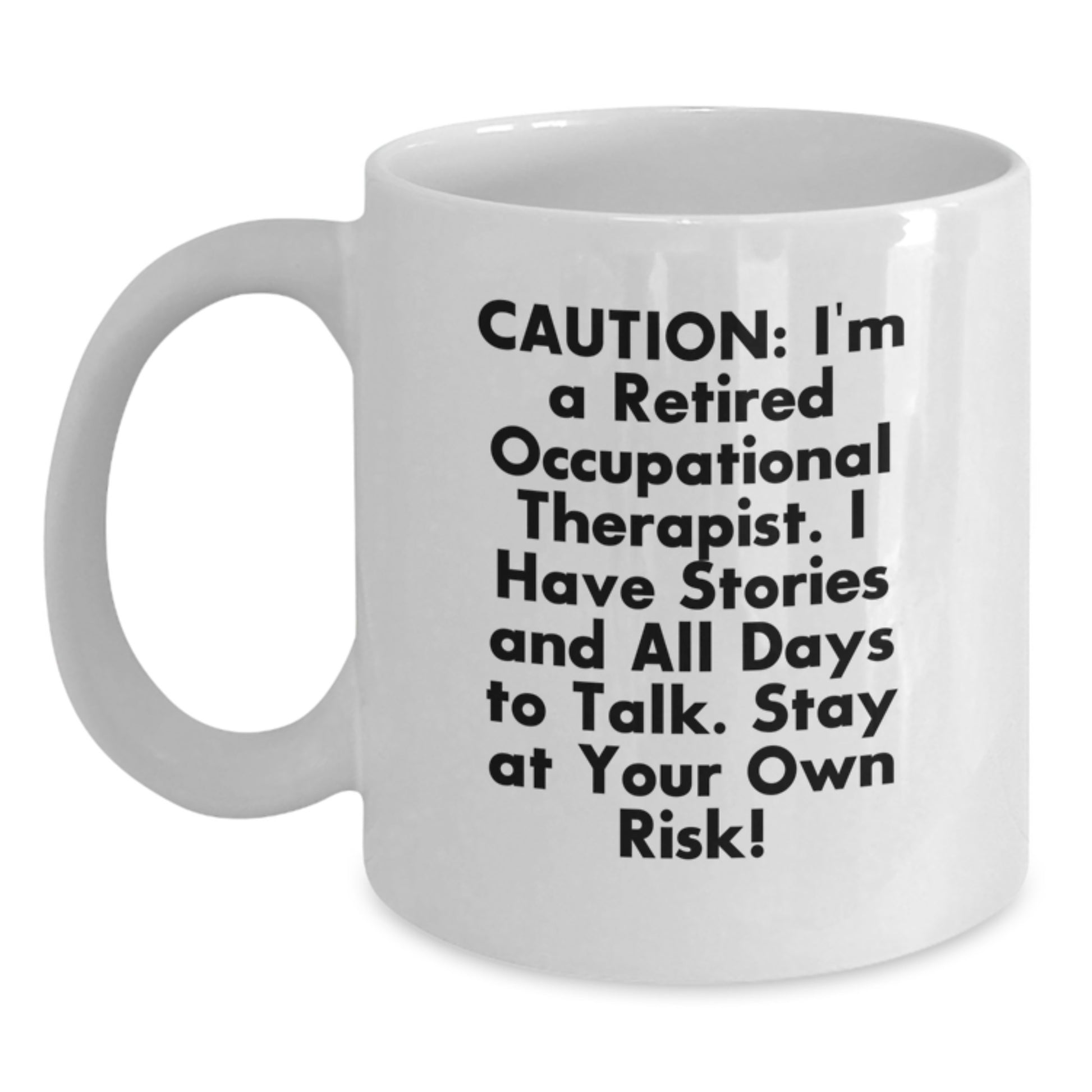 Funny Occupational Therapist Gift, White Coffee Mug, Christmas Unique Gifts for Occupational Therapist Friends - Main