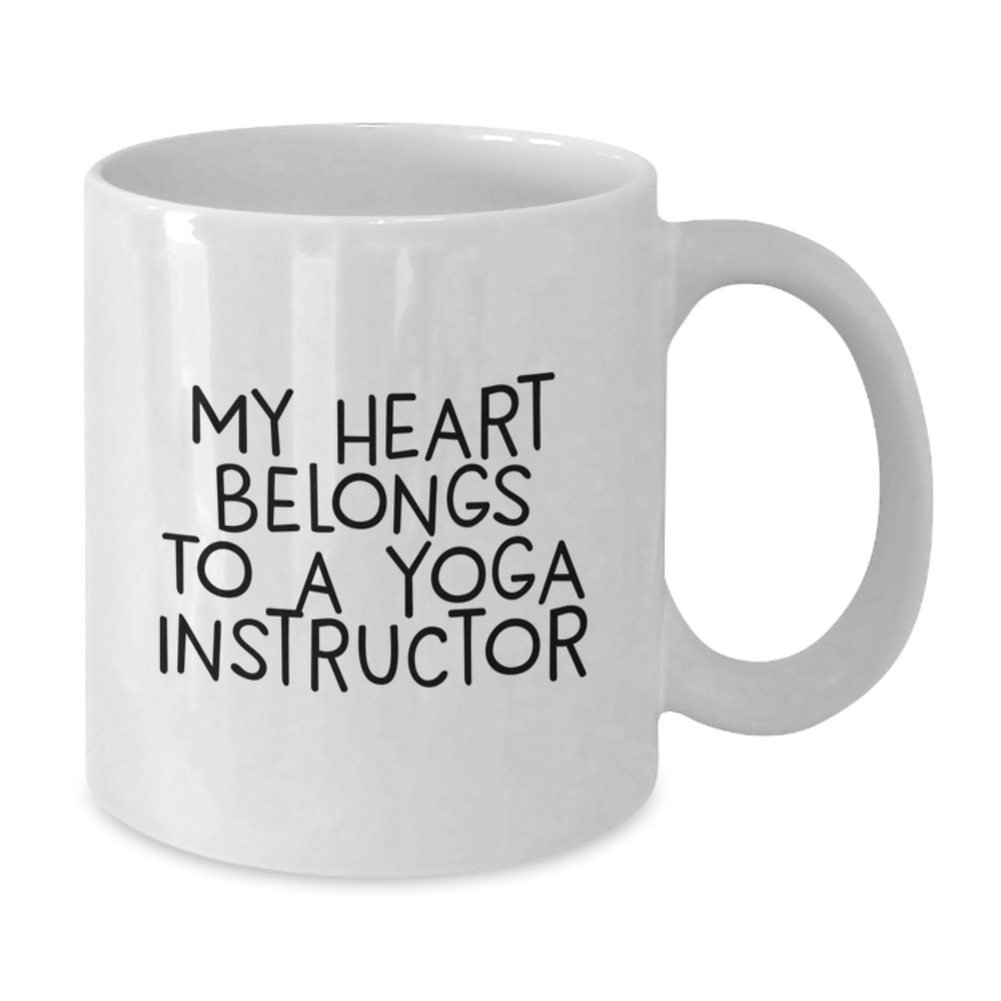 Funny Yoga Instructor Gifts for Men from Family, Unique White Coffee Mug Christmas Unique - Additional