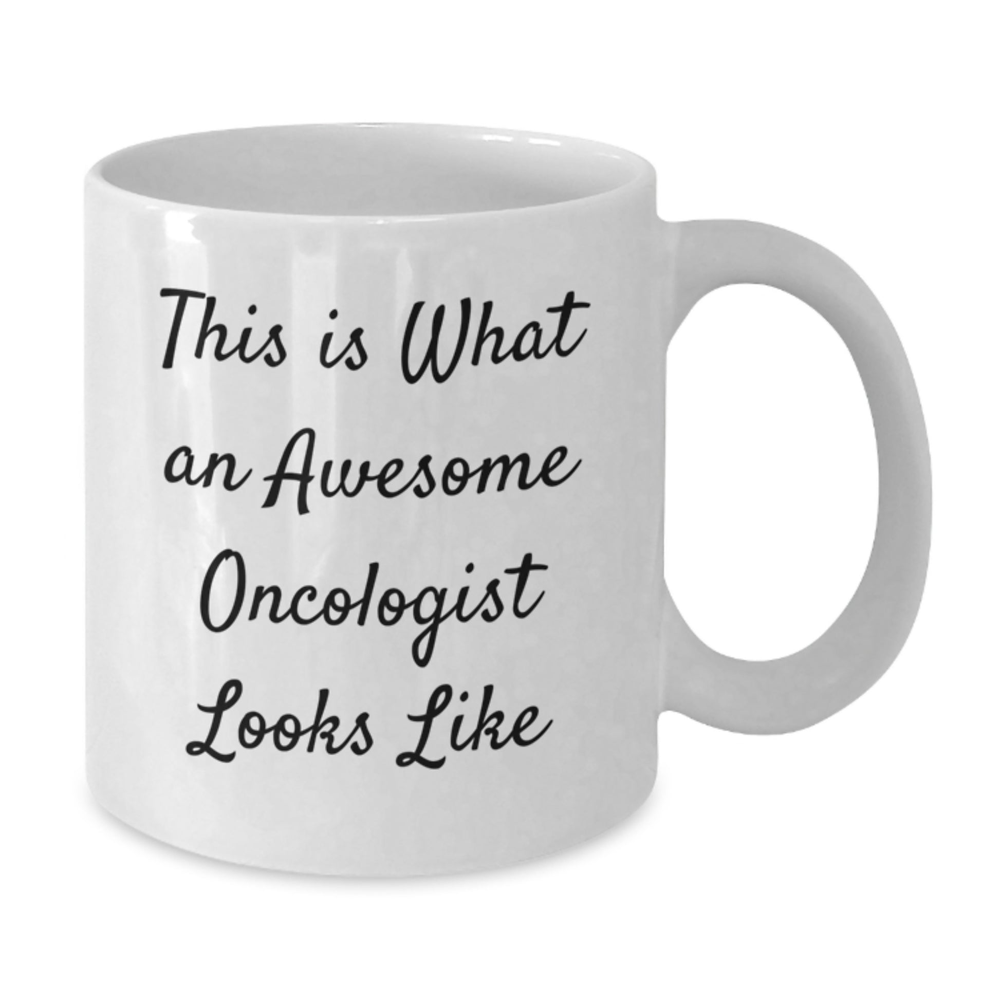 Funny Oncologist Gifts, White Coffee Mug for Birthday, 'This Is What An Awesome Oncologist Looks Like' Quote, Gifts from Friends to Oncologist - Additional