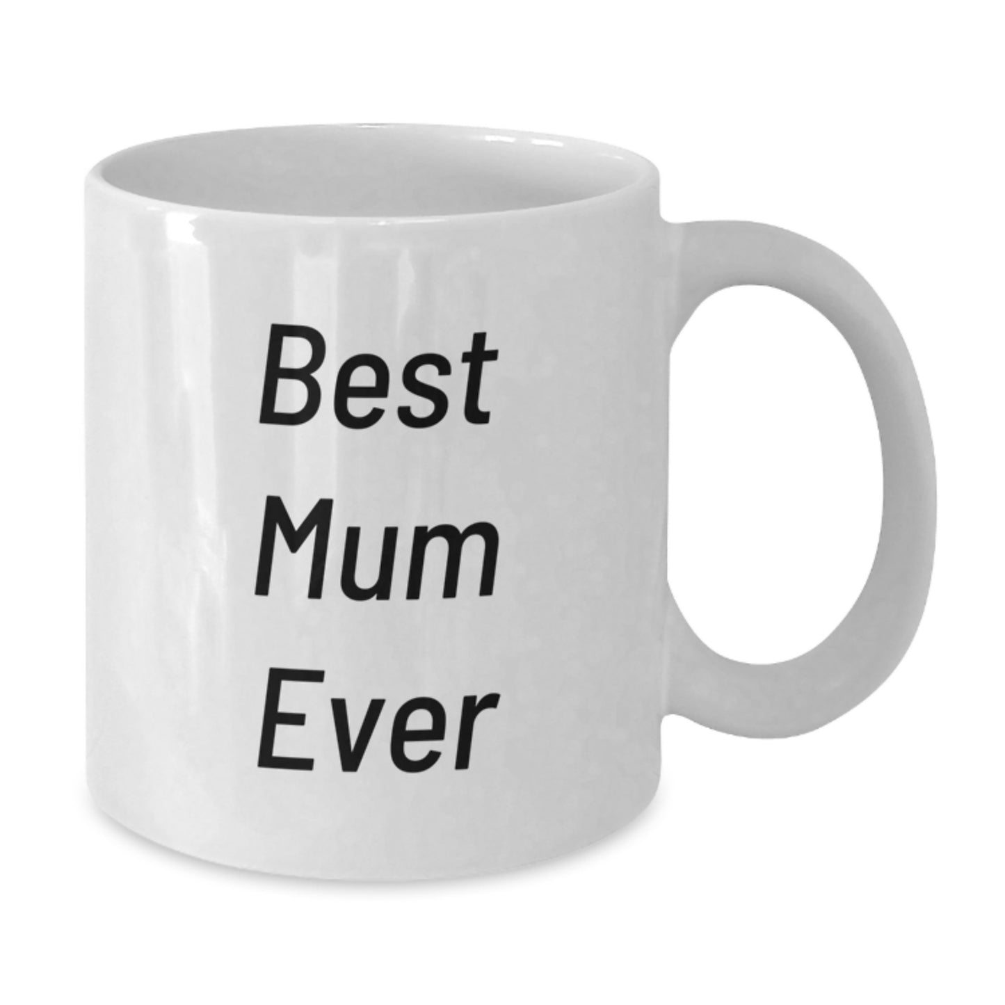 Funny White Coffee Mugs Gifts for Mum from Family, Best Mum Ever Quote, Christmas Unique - Additional