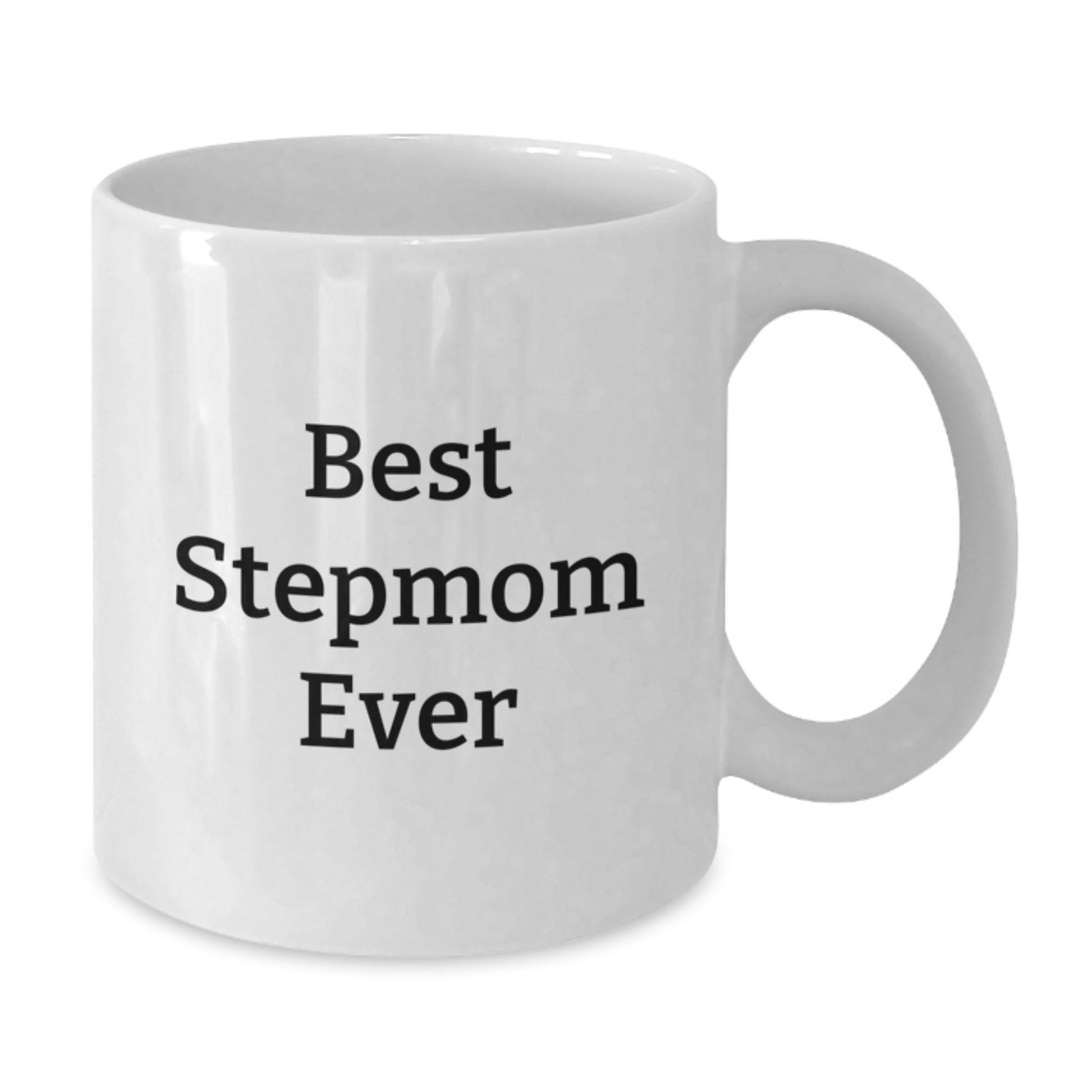 Funny Stepmom Gifts from Mom to Stepmom, Best Stepmom Ever White Coffee Mug, Graduation Unique Gifts for Her - Additional