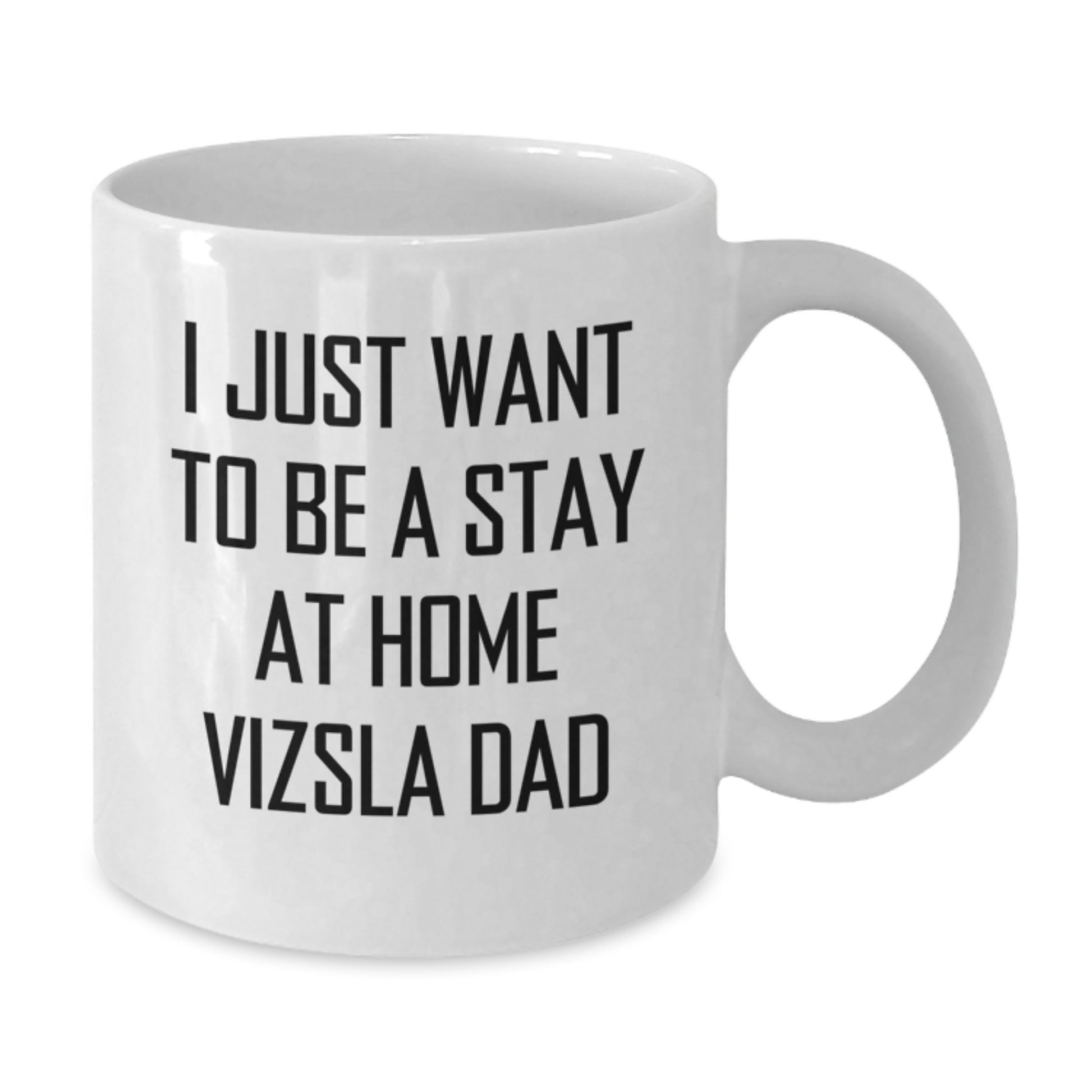Funny Vizsla Dog White Coffee Mug Gifts from Dad to Vizsla Dad for Christmas Unique - Additional