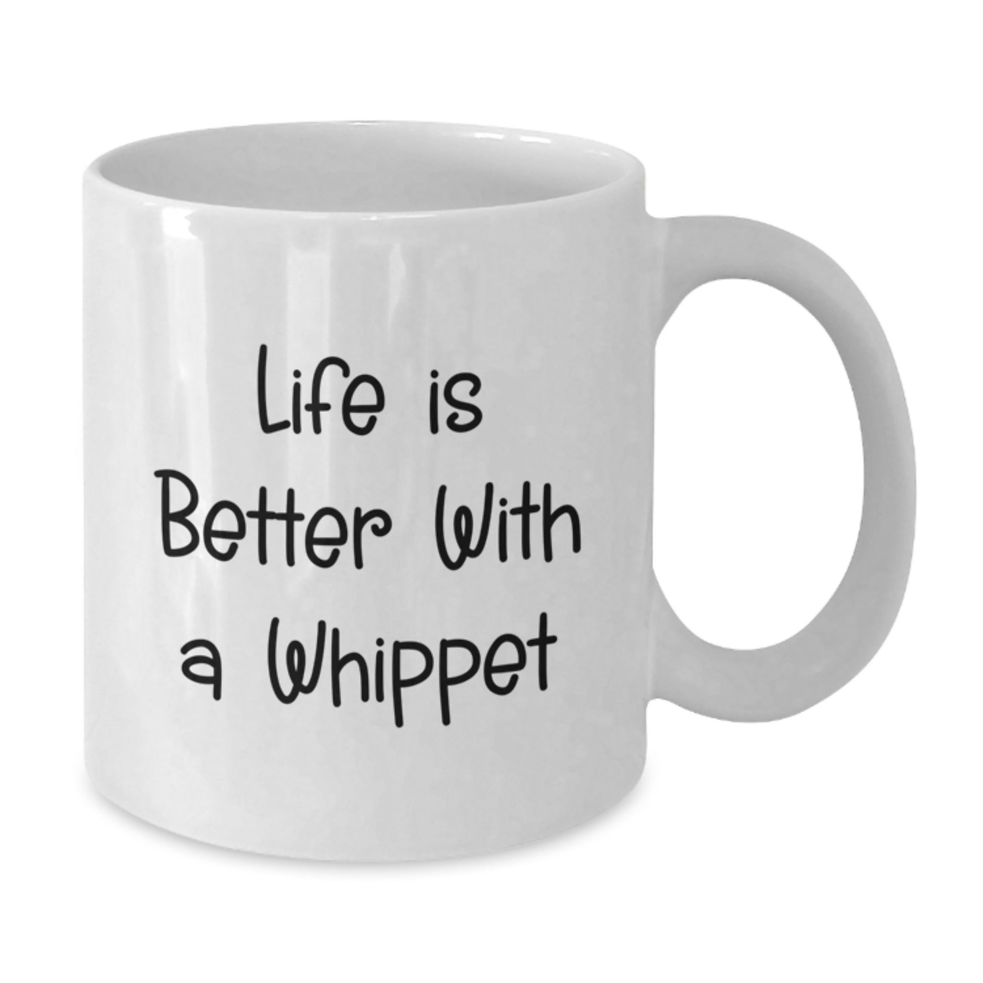 Whippet Dog Lovers Funny Coffee Mugs Gifts for Friends and Family, Life Is Better With A Whippet, Birthday Unique Gifts from Men to Women - Additional