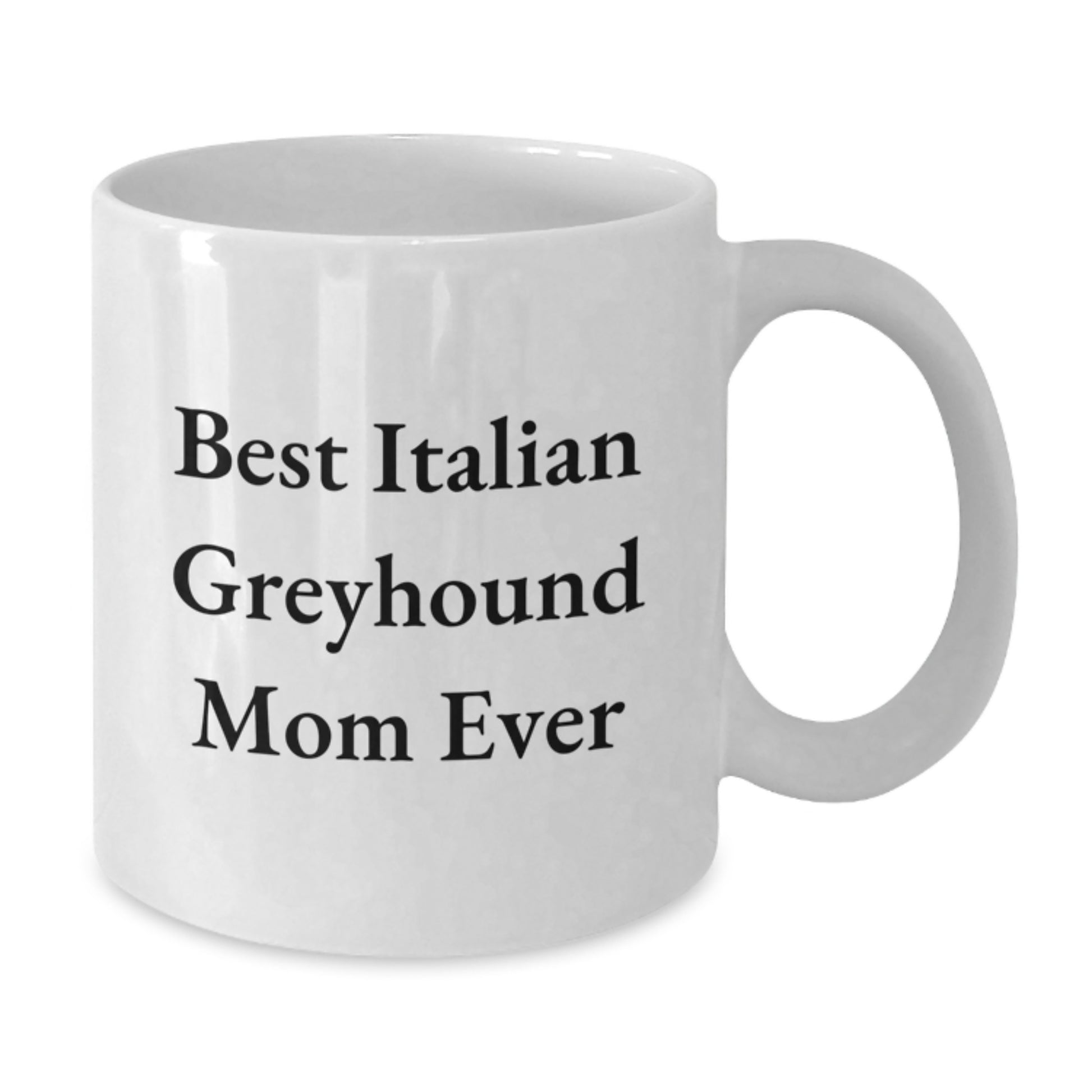 Funny Italian Greyhound Dog Mom Gifts from Women to Italian Greyhound Dog Lovers on Birthday - White Coffee Mug - Additional