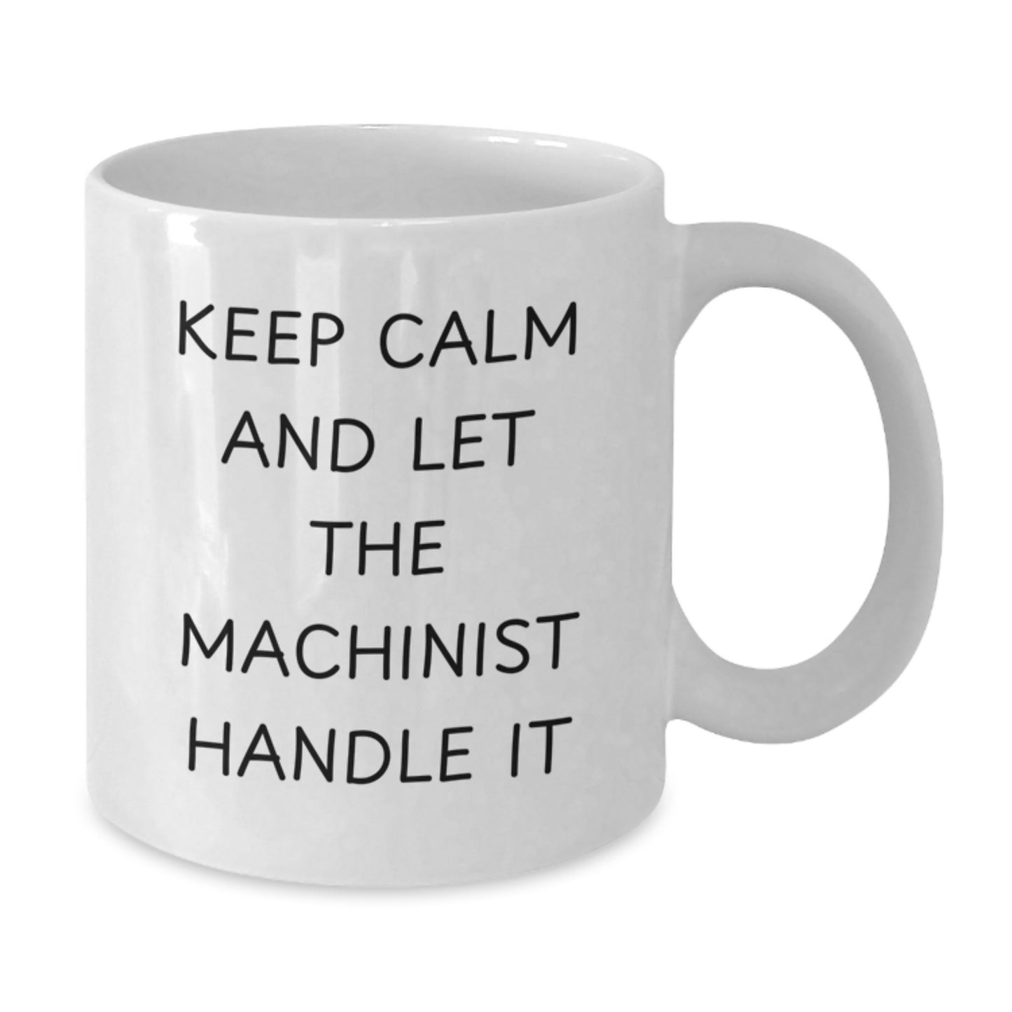 Funny Machinist Coffee Mug Gifts for Men from Friends, White Ceramic Mugs with 11oz or 15oz Capacity, Christmas Unique - Additional