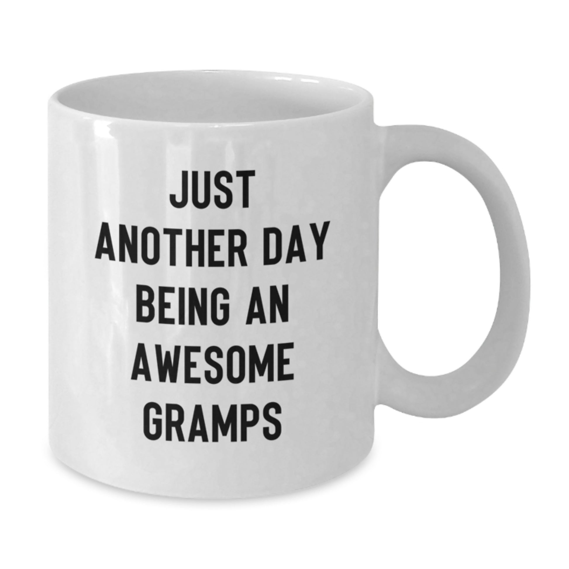 Funny Gramps Gifts, White Coffee Mug with Inspirational Quote, Birthday Unique Gifts from Men to Gramps, Gifts for Awesome Gramps - Additional