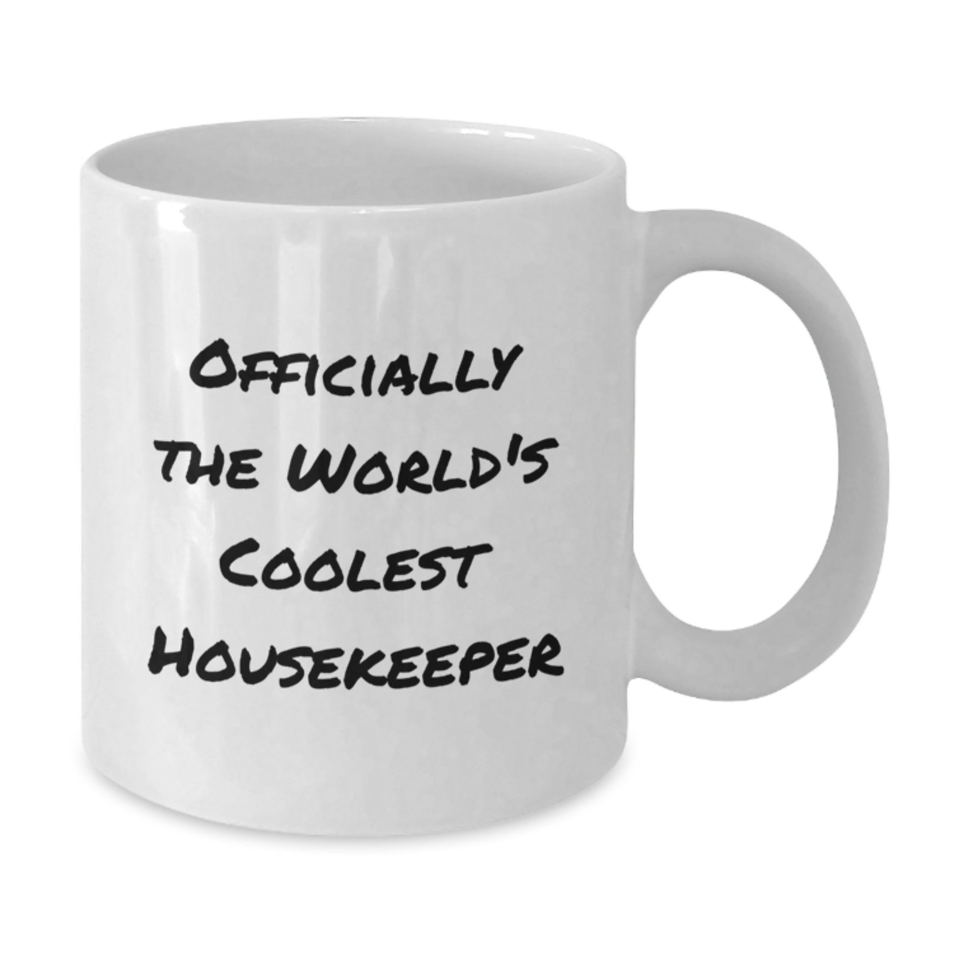 Funny Housekeeper Gifts for Housekeeper - Officially The World's Coolest Housekeeper Christmas Unique Gifts from Coworkers - Additional