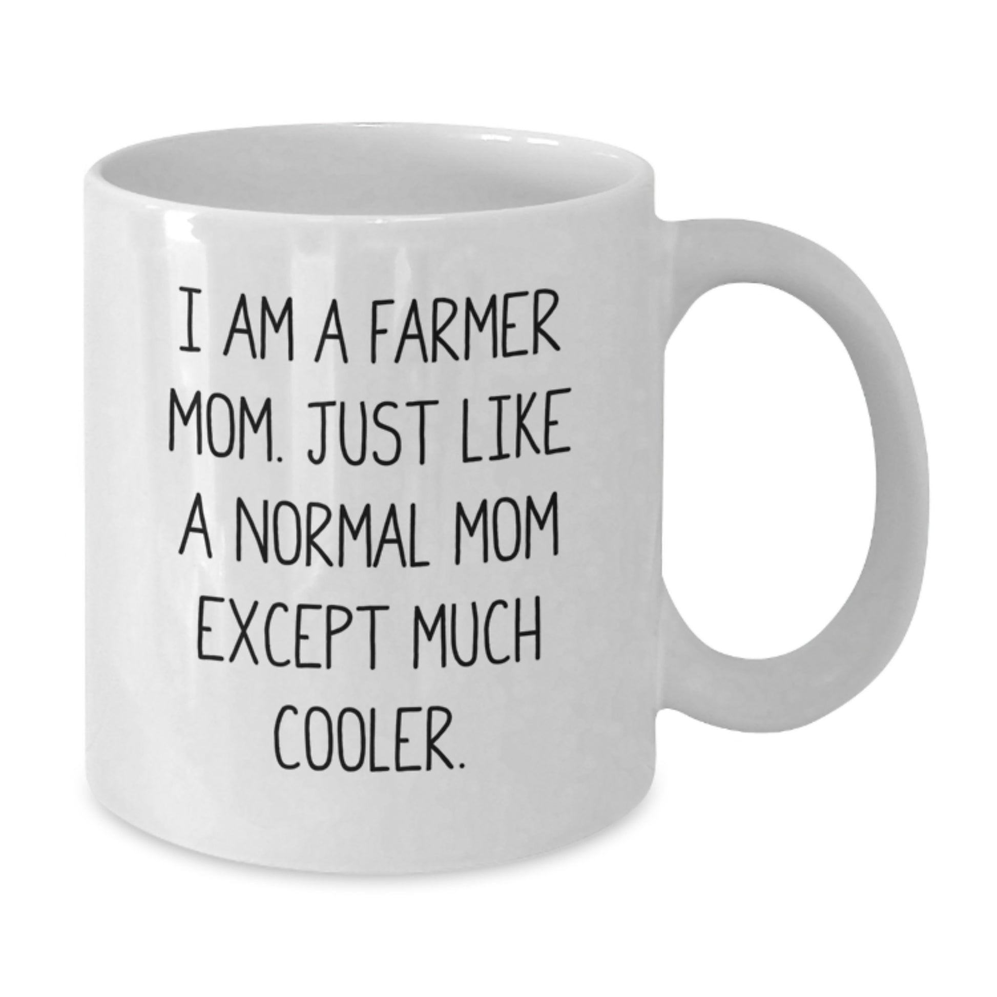 Funny Farmer White Coffee Mug Gifts from Family, Farmer Mom Gifts for Him, Women, Friends, Coworkers during Christmas Unique Occasions - Additional