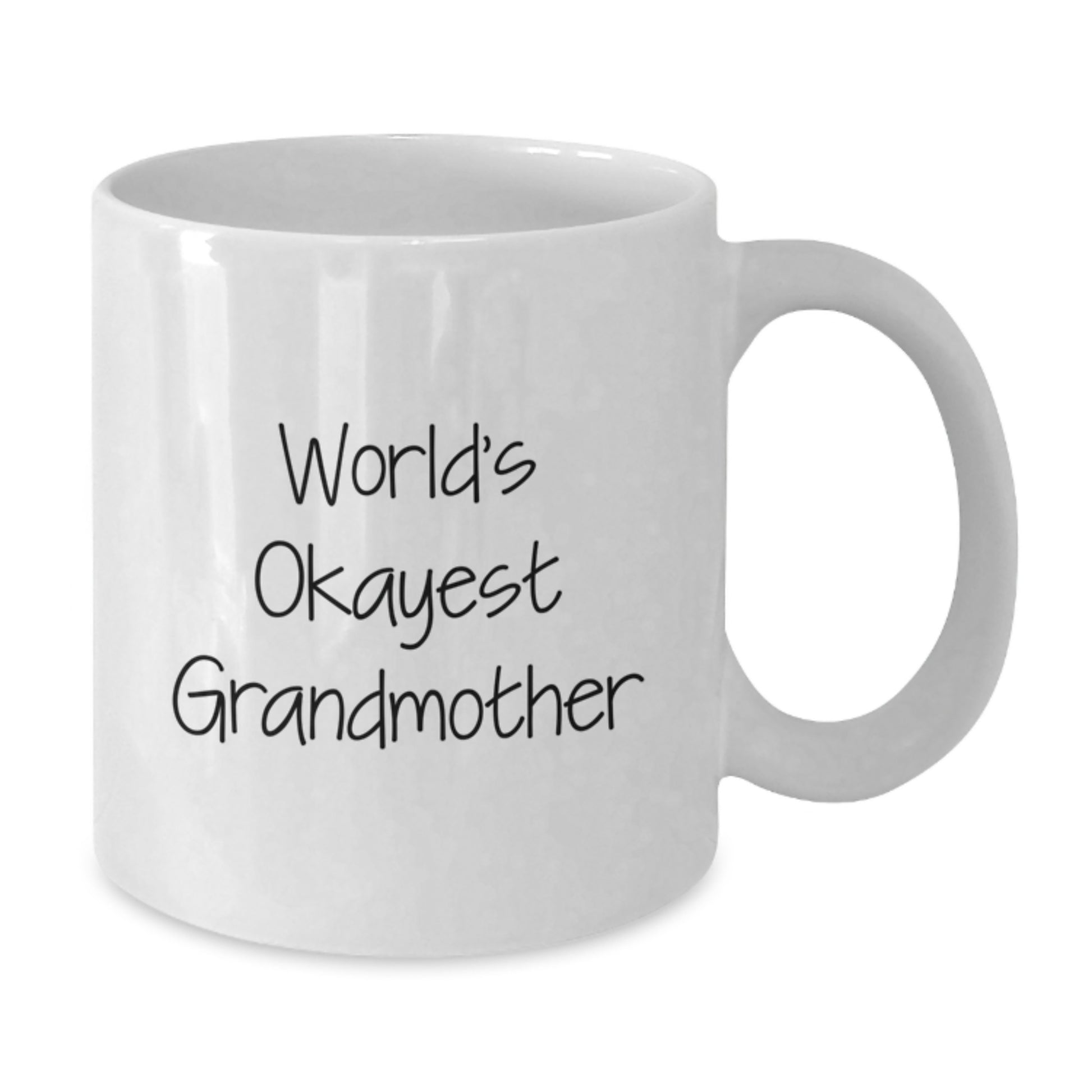Funny Grandmother Gifts from Men to Women, White Coffee Mug, Christmas Unique Gifts - Additional