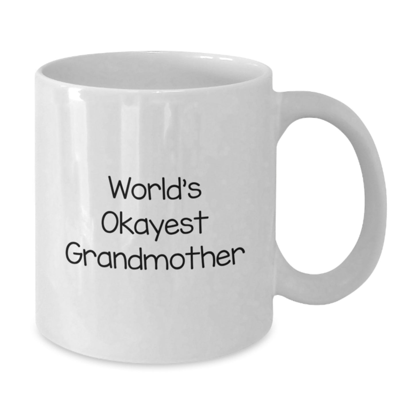 Grandmother Love Funny Gifts from Men to Grandmother for Christmas Unique Coffee Mug - Additional