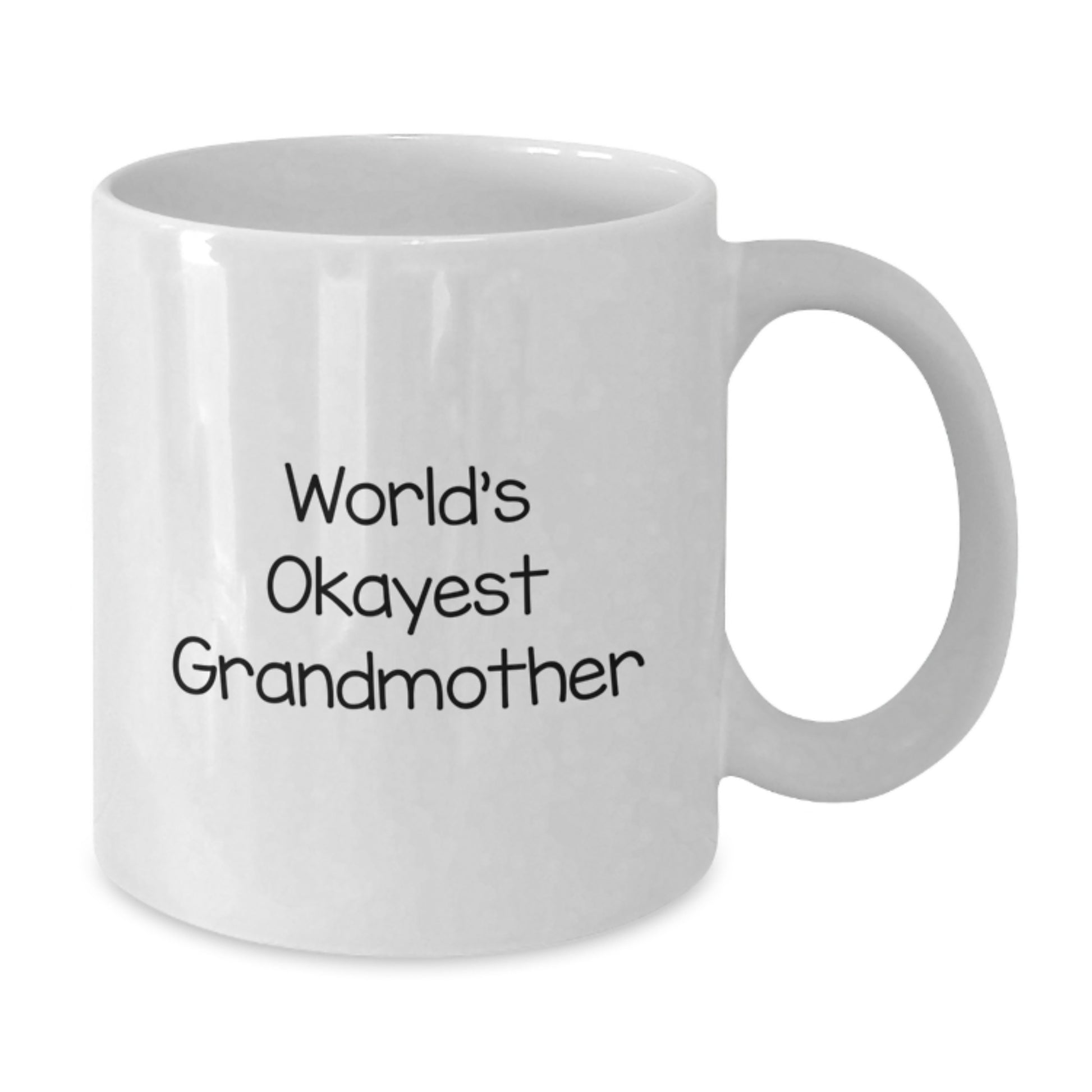 Grandmother Love Funny Gifts from Men to Grandmother for Christmas Unique Coffee Mug - Additional