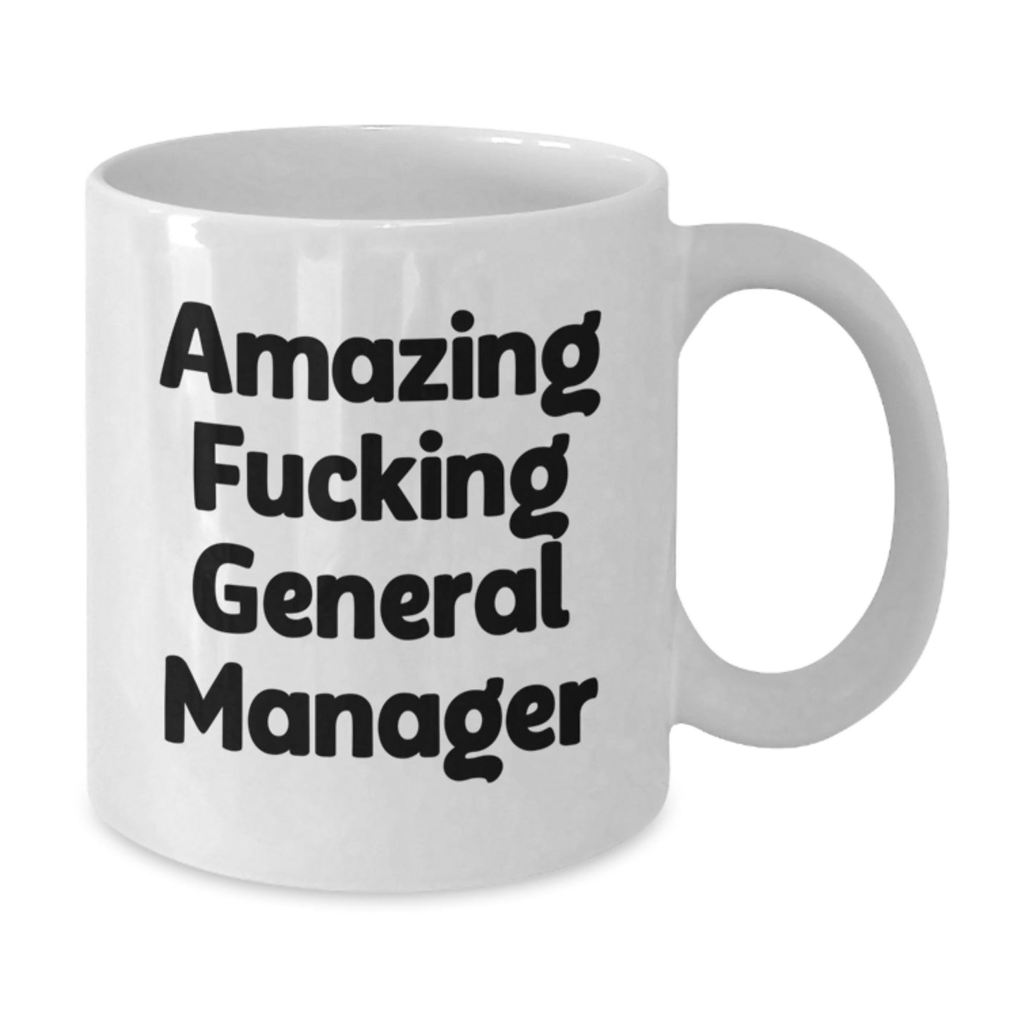 Funny General Manager Gifts from Coworkers for Christmas Unique Mugs with Amazing General Manager Quote - Additional