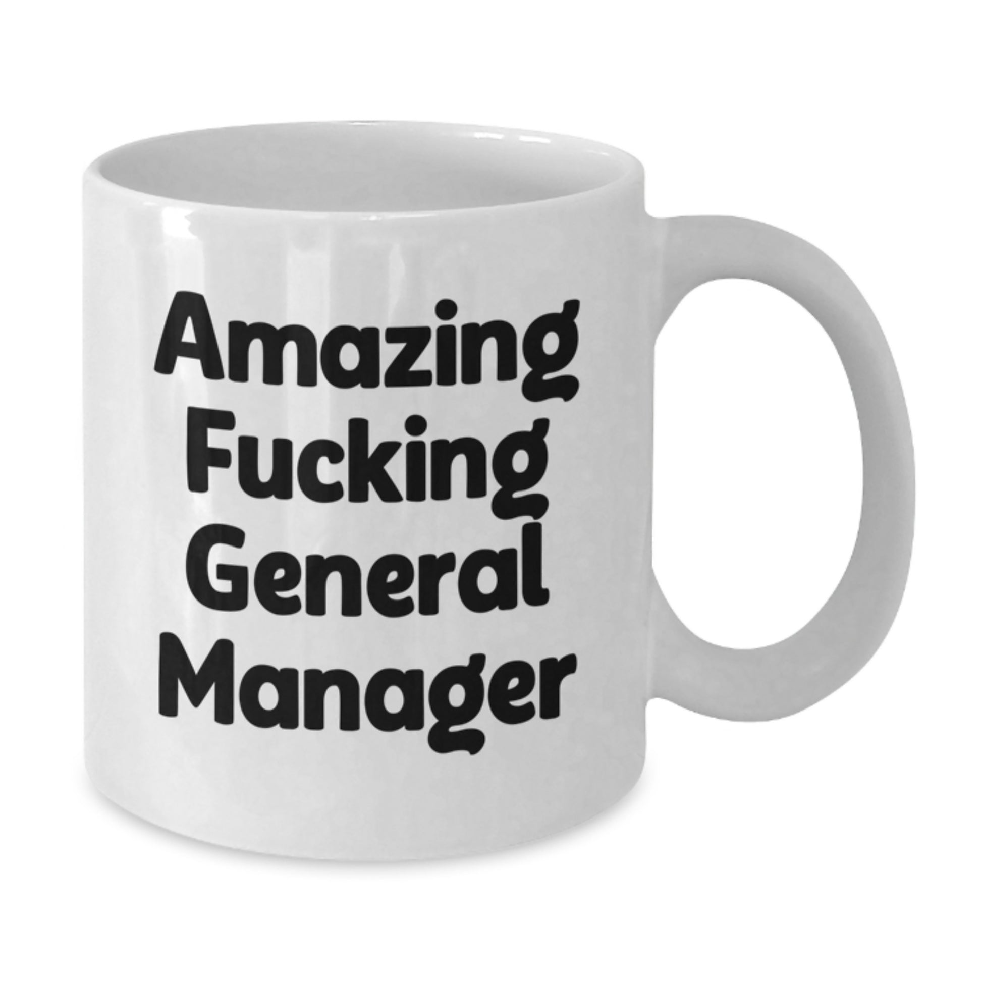 Funny General Manager Gifts from Coworkers for Christmas Unique Mugs with Amazing General Manager Quote - Additional