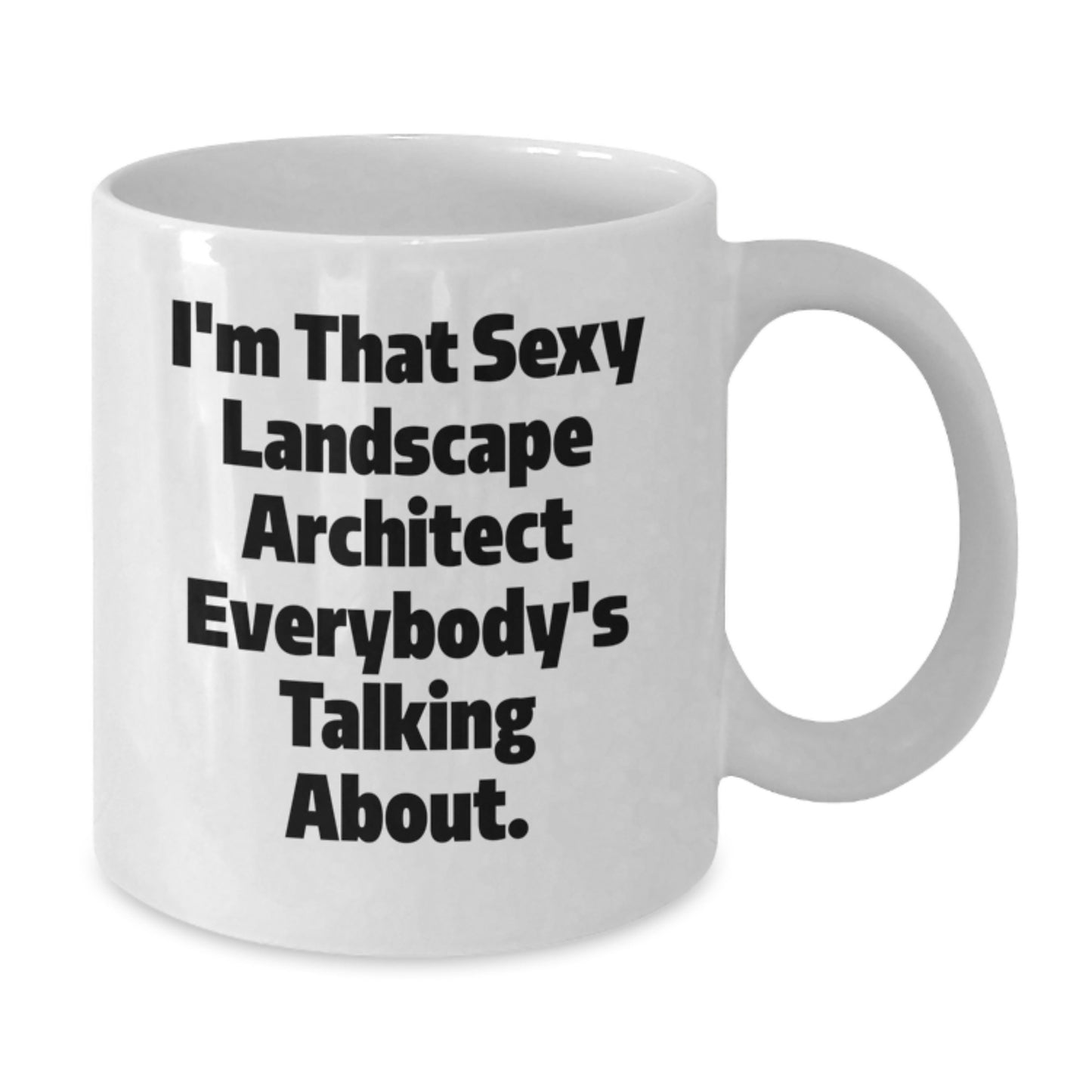 Funny Landscape Architect White Coffee Mugs Gifts from Friends for Christmas Unique Mugs for Landscape Architects - Additional