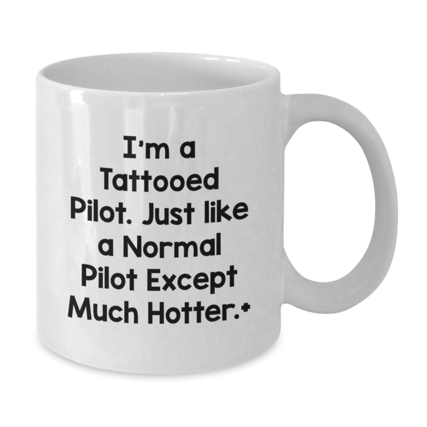 Funny Pilot Gifts from Friends, Unique White Coffee Mug for Pilot Enthusiasts, Christmas Unique Gifts for Men - Additional