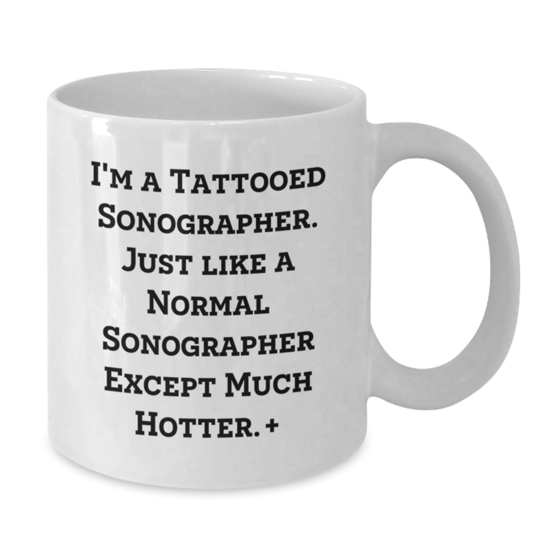 Funny Sonographer Gifts, Unique White Coffee Mugs, Christmas Unique Gifts from Friends, Gift for Sonographer Men - Additional