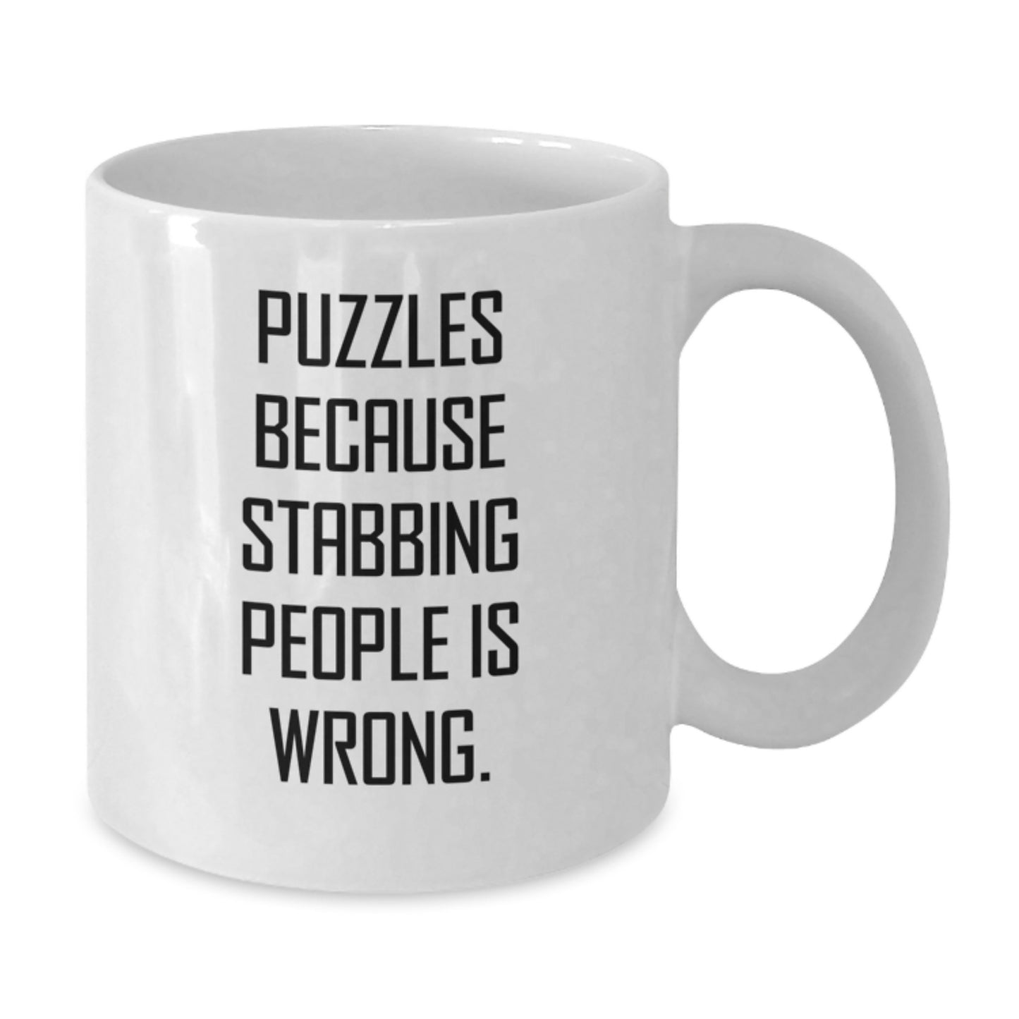 Funny Puzzles Gifts for Men Funny White Coffee Mug, Puzzles Lover, Christmas Unique Gifts from Friends - Additional