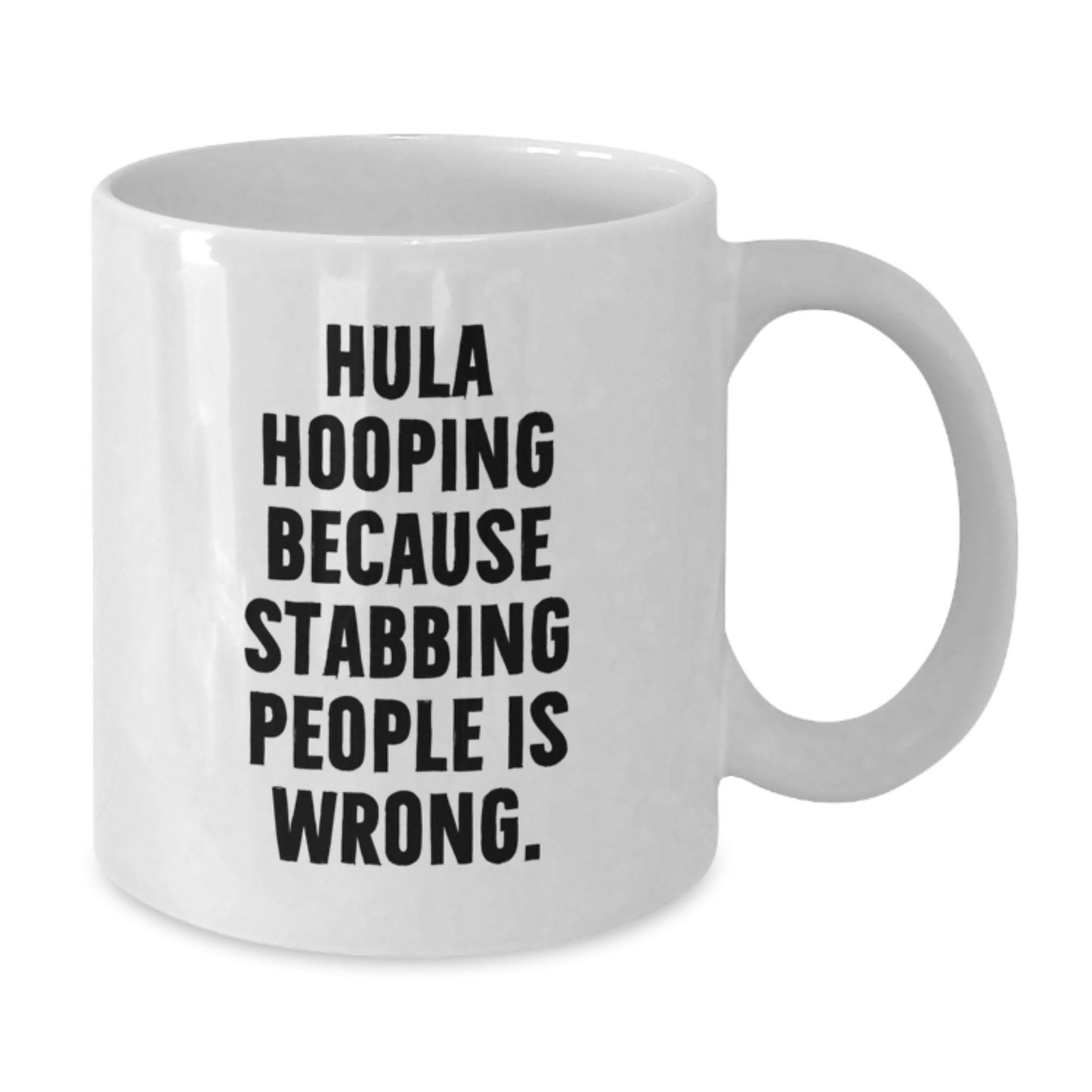 Hula Hooping Gifts for Her, Funny White Coffee Mug, Unique Christmas Memorable Presents for Friends and Family from Men - Additional