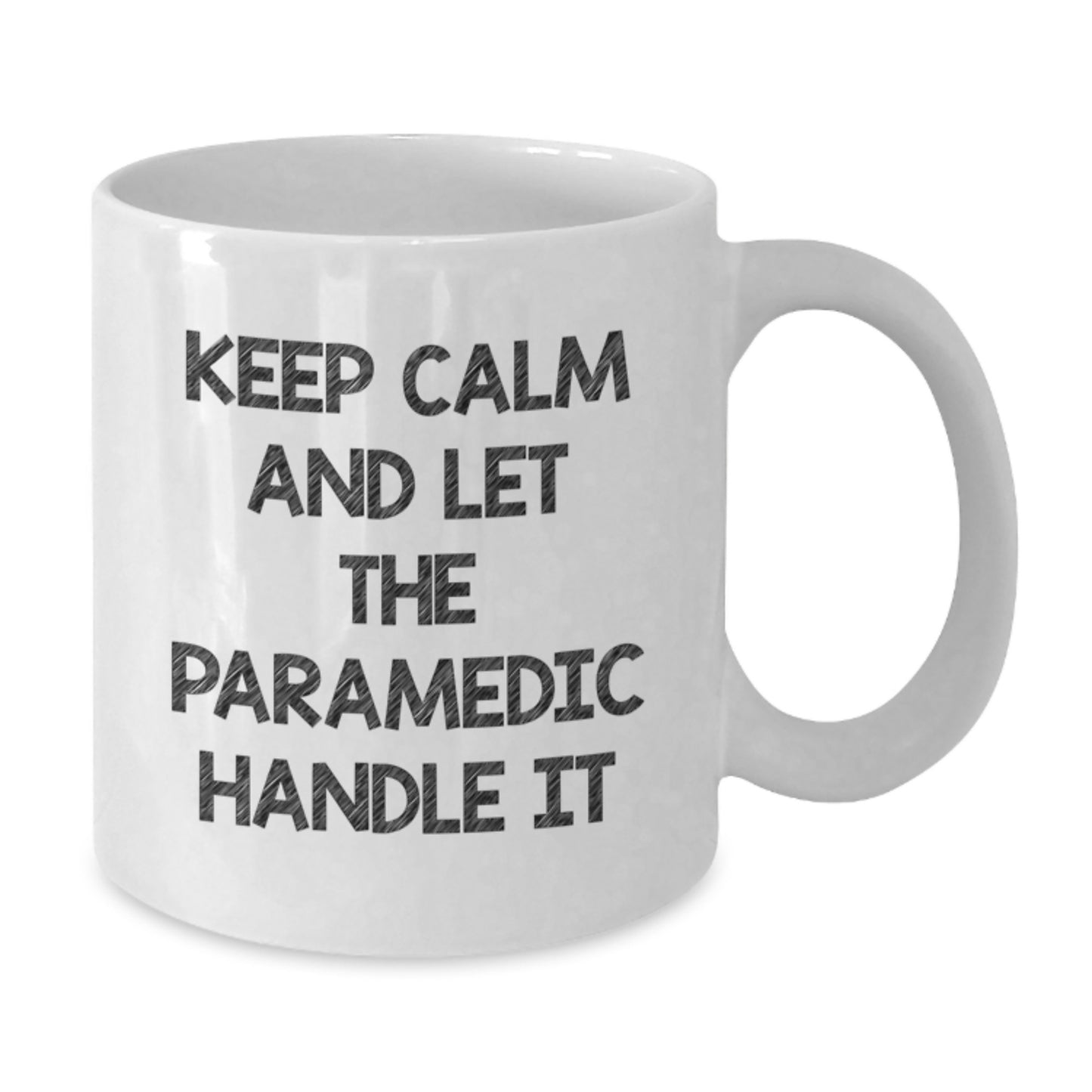 Funny Rescue Worker Gifts from Friends, White Coffee Mug, Keep Calm And Let The Rescue Worker Handle It, Christmas Unique Gifts for Rescue Worker Men - Additional