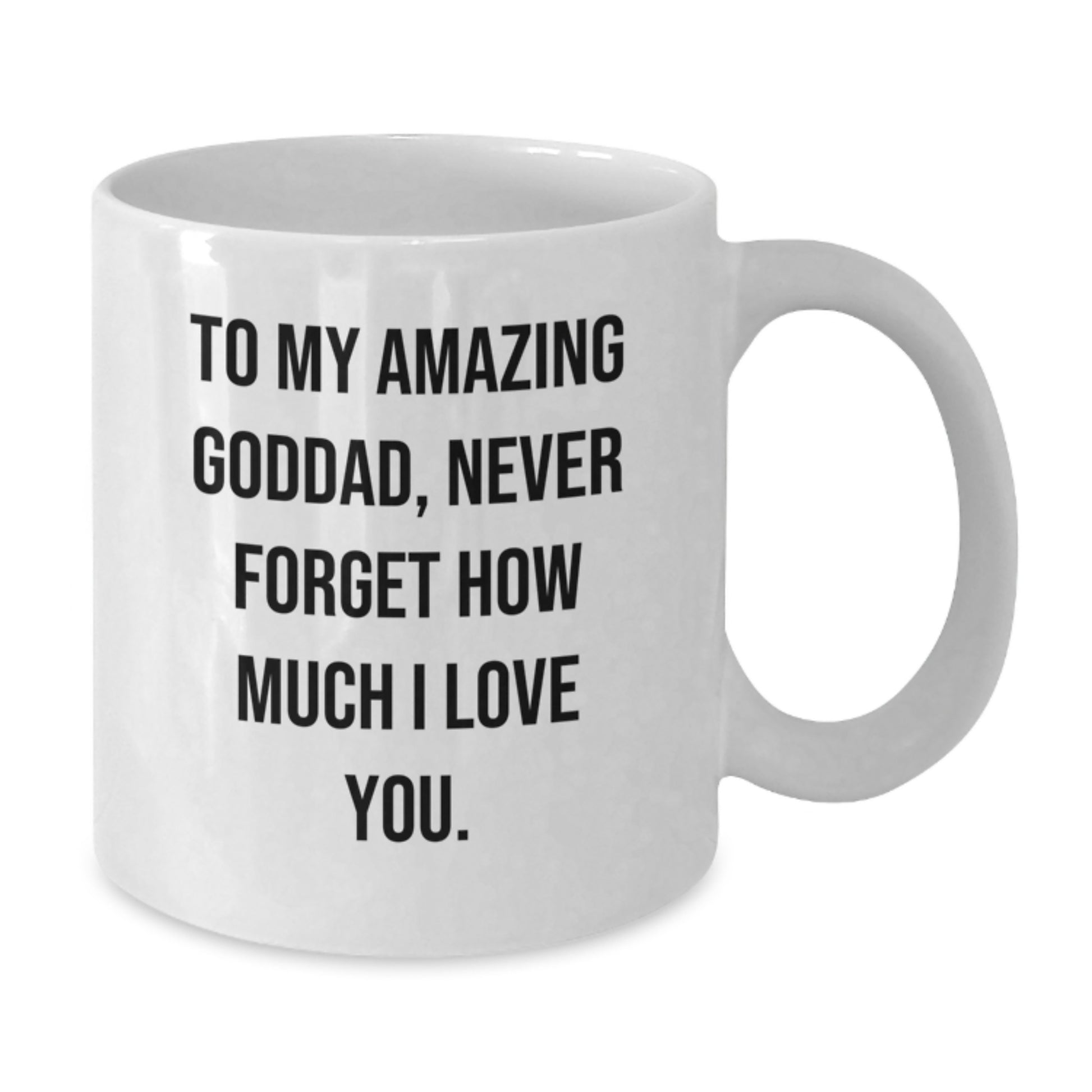 Funny Goddad White Coffee Mug Gifts from Men to Goddad on Christmas Unique Unique - Additional