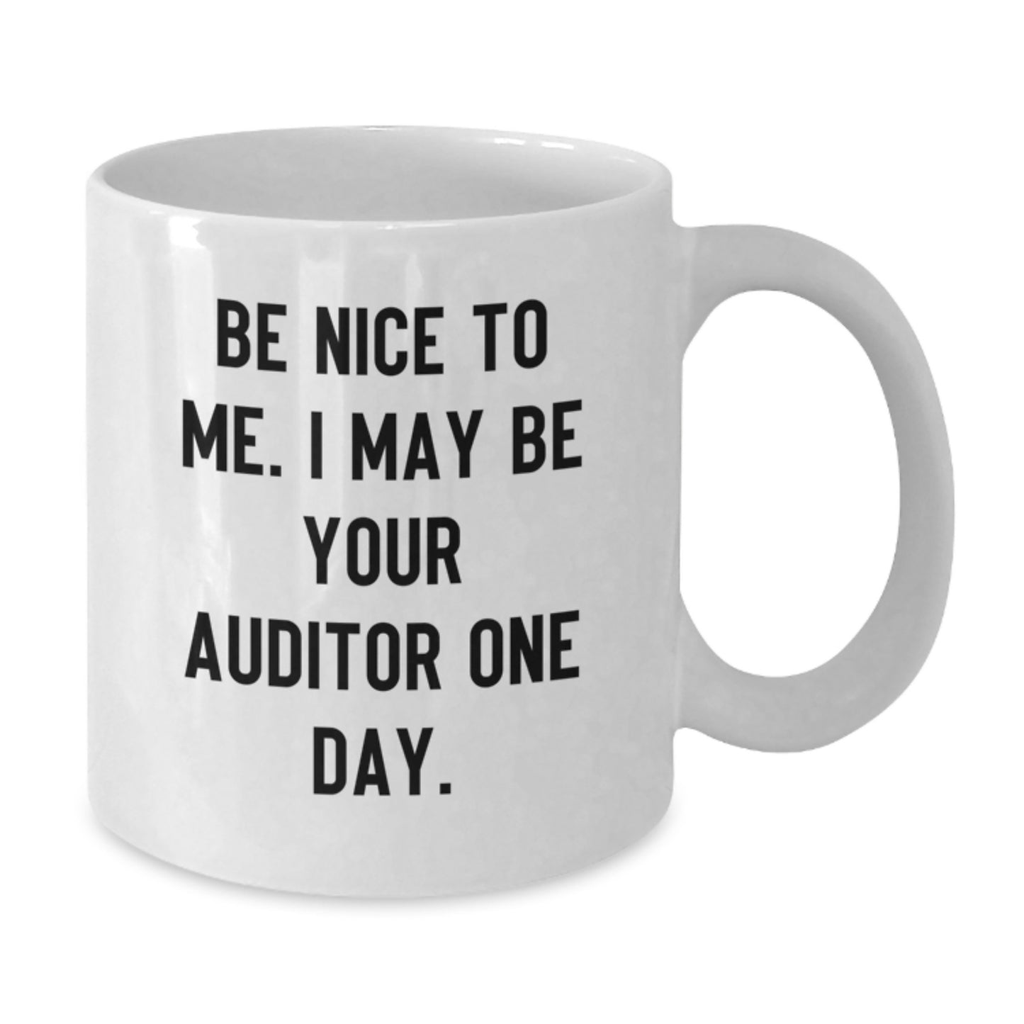 Funny Auditor Gifts from Men, White Coffee Mug for Auditor Friends at Christmas Unique Gifts - Additional