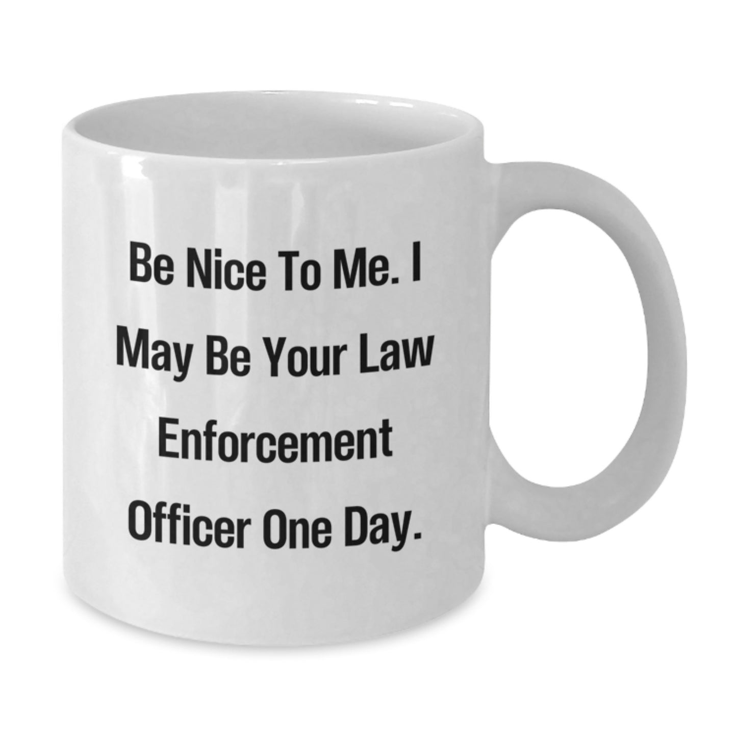 Funny Law Enforcement Officer White Coffee Mugs Gifts from Friends for Christmas Unique - Additional