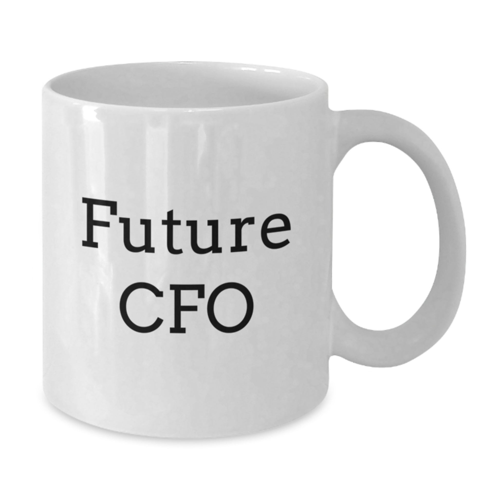 Funny CFO Gifts from Friends for Birthday Unique CFO White Coffee Mugs, Future CFO Humor, White Coffee Mug for CFO, Funny Quote 'You're Future CFO, You're Doing Great!' - Additional
