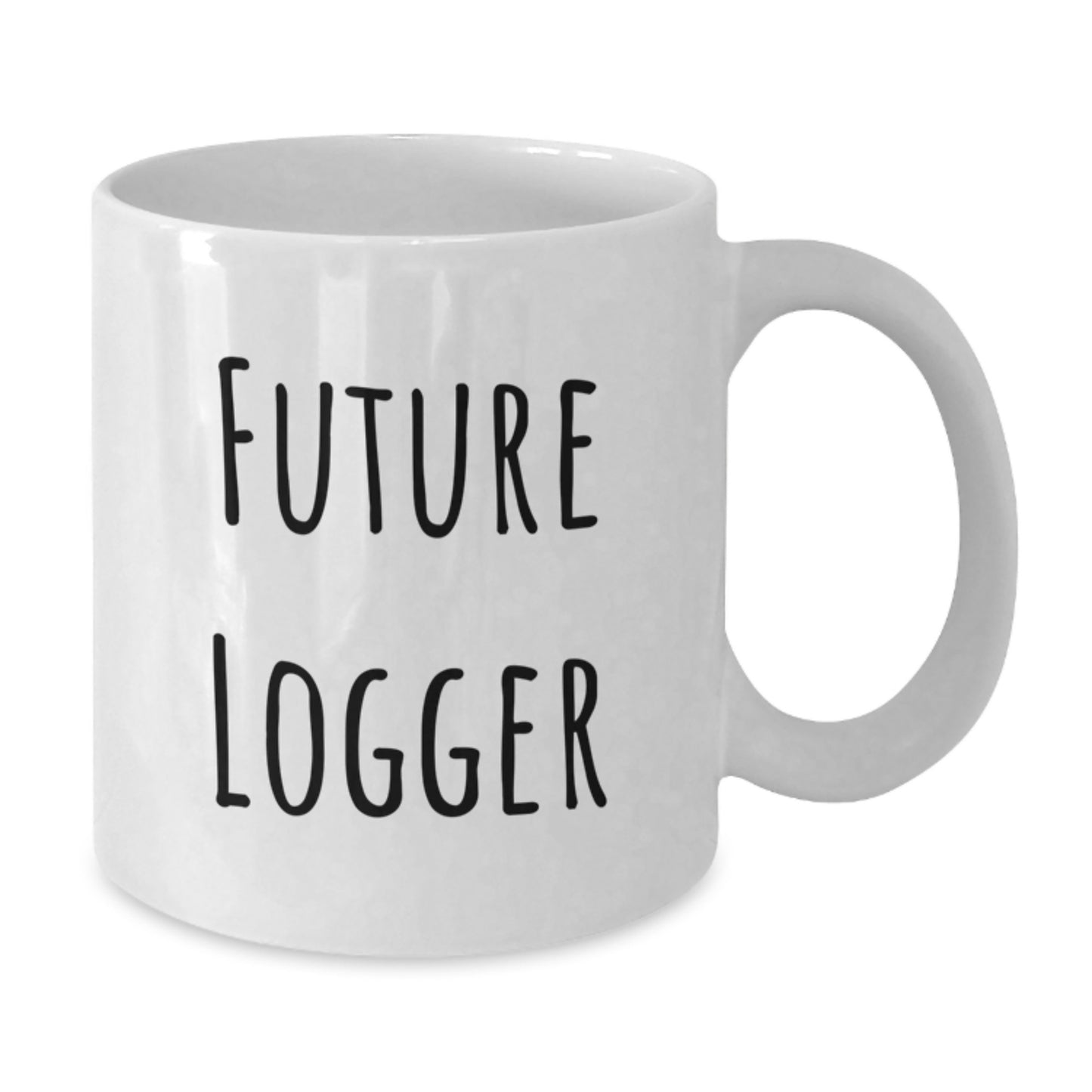 Funny Future Logger White Coffee Mug Gifts from Men to Logger Friends on Christmas - Additional