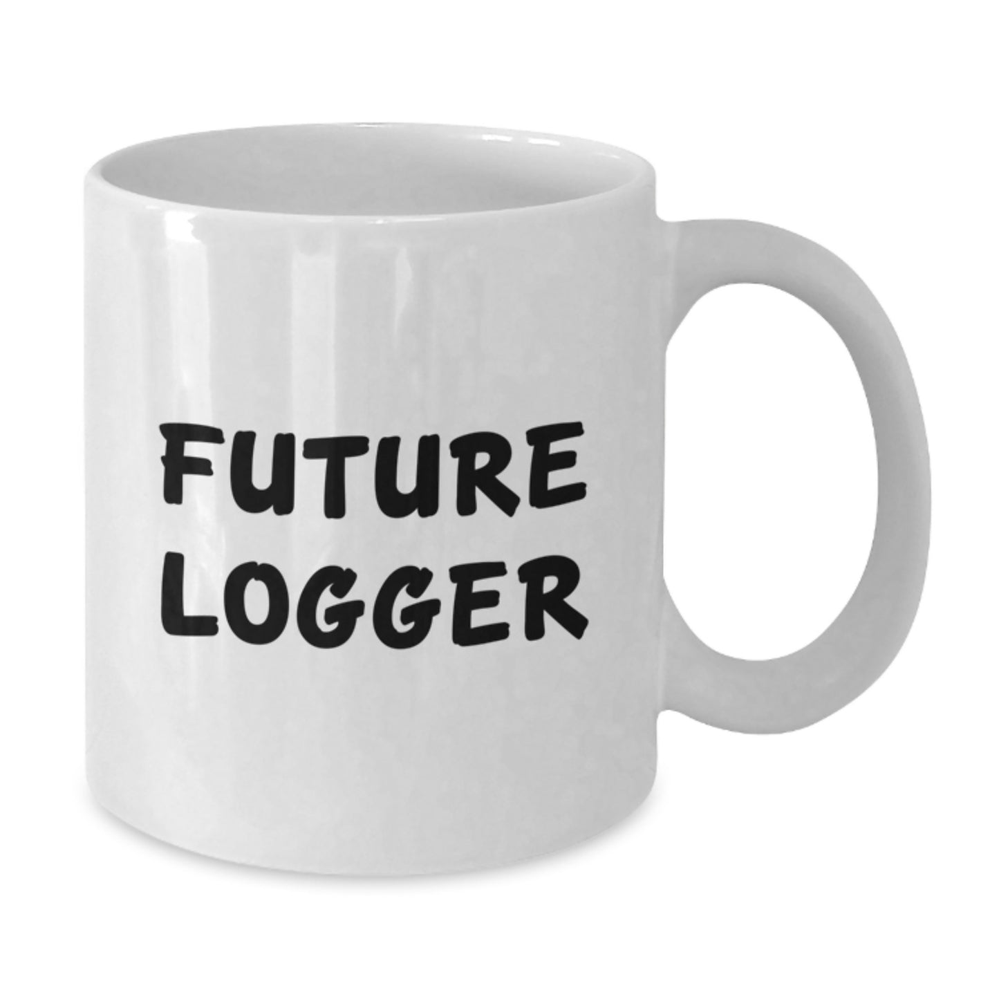 Funny Future Logger Gifts from Friends, White Coffee Mug for Logger Enthusiasts, Christmas Unique Gifts - Additional
