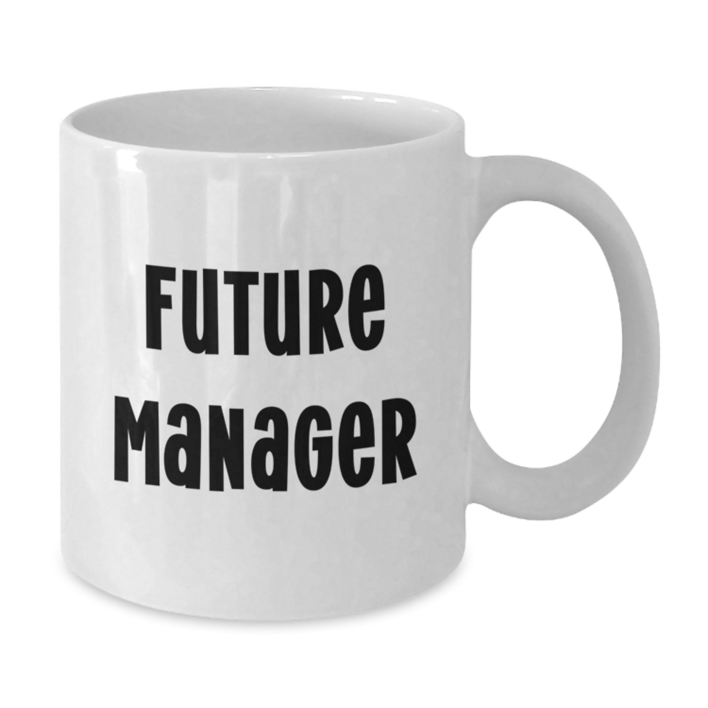 Funny Future Manager Gift Ideas White Coffee Mug for Birthday from Friends to Coworkers - Additional