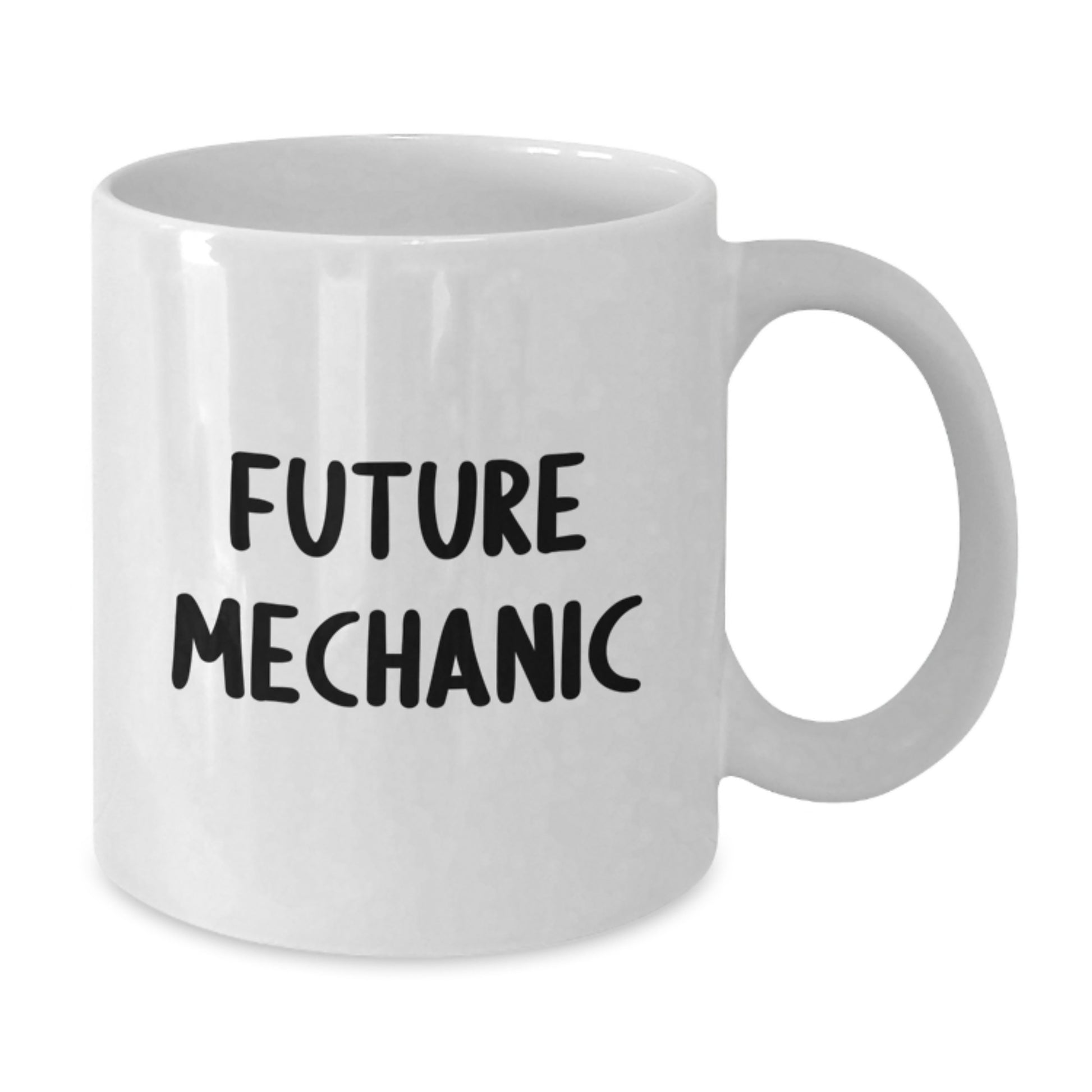 Funny Quote for Future Mechanic, White Coffee Mug, Mechanic Christmas Unique Gifts from Friends - Additional
